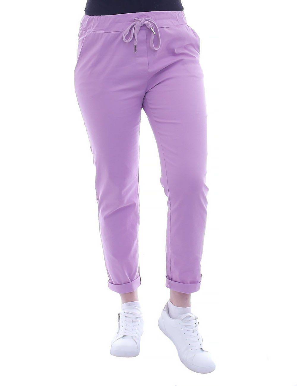 YESET Chinohose YESET Damen Chino Sommer Hose Damenhose Helllila L günstig online kaufen