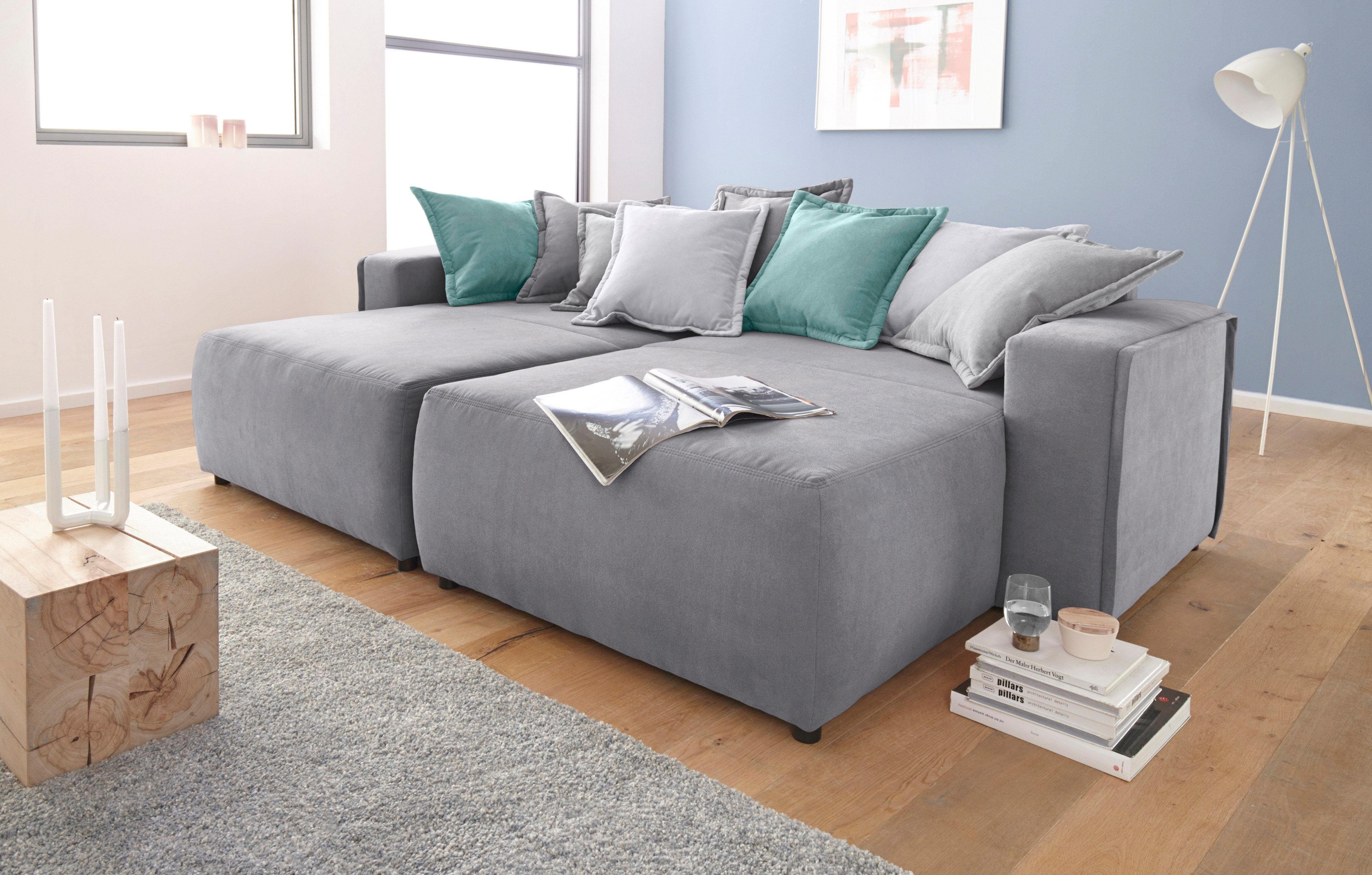 INOSIGN Chill-Sofa »Gina« im XXL-Format mit farbigen ...