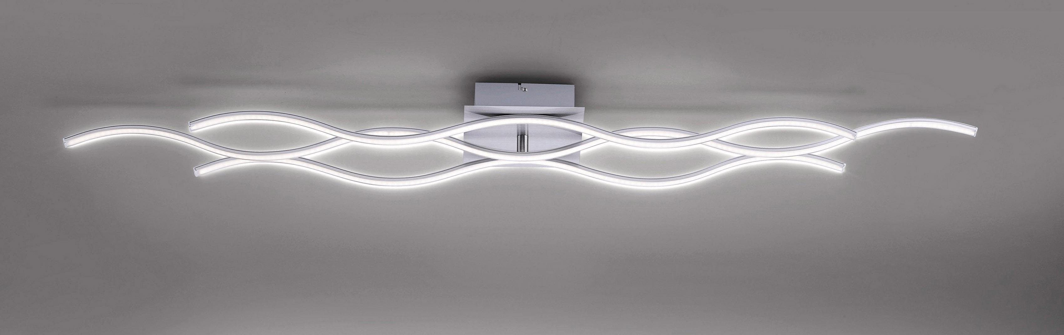 Leuchten Direkt Deckenleuchte WELLA, fest Warmweiß, inklusive festverbautem LEDLeuchtmittel LED integriert