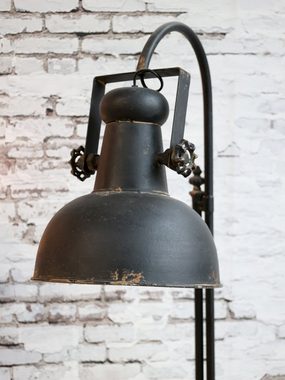 AURUM Stehlampe Chic Antique Factory Stehlampe H175 cm antique schwarz
