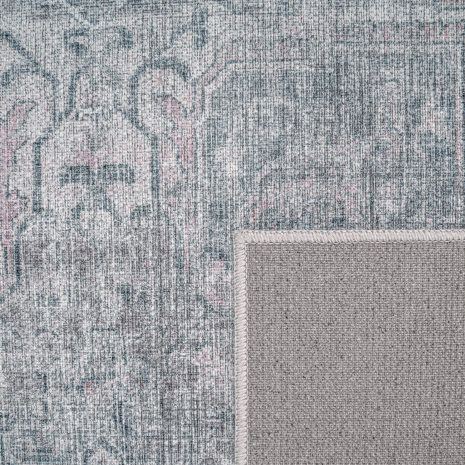 Teppich Lyon 332, rechteckig, Höhe: Orient-Optik, Vintage grau Kurzflor, waschbar Design, Paco mm, 4 Home