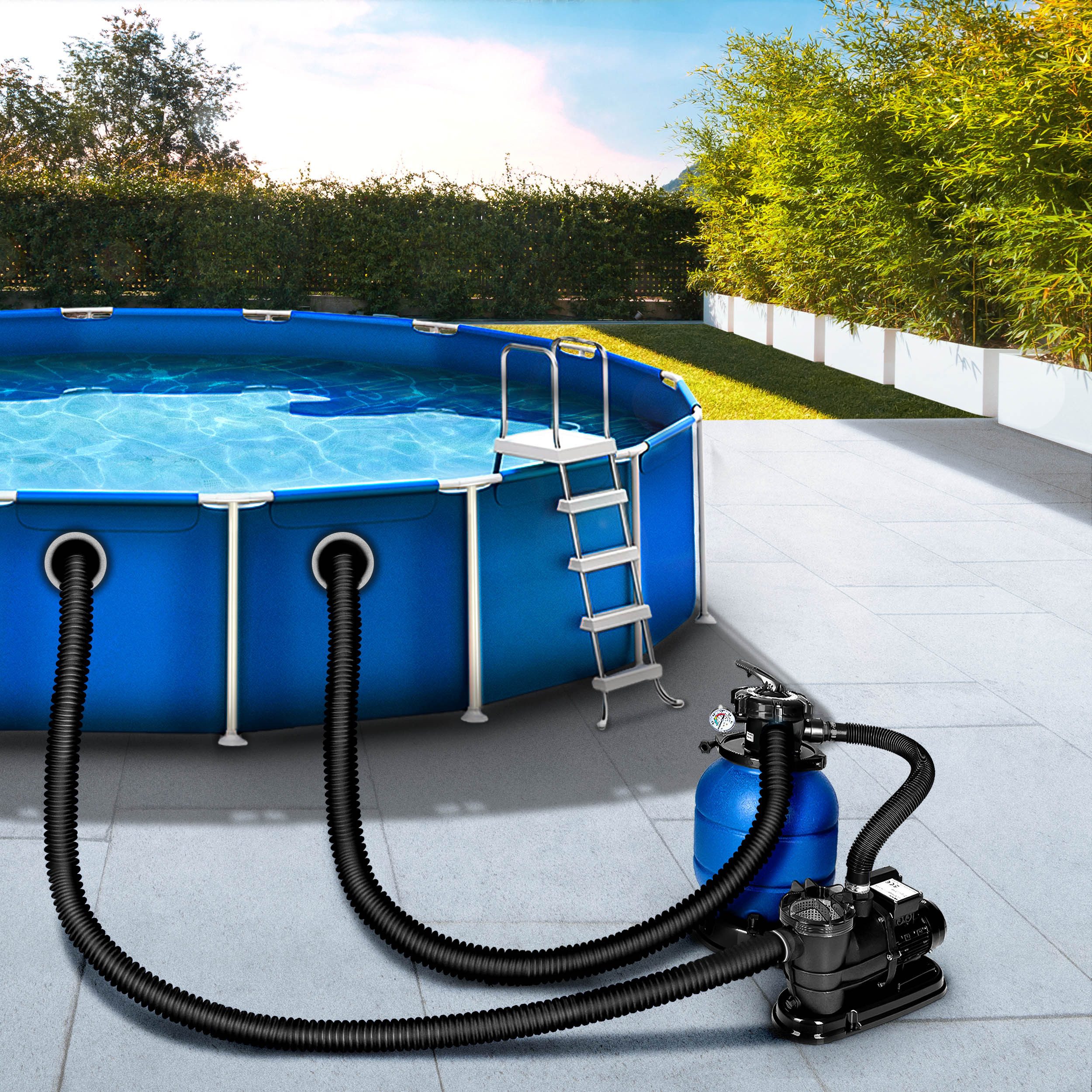 tillvex Poolschlauch Made in Germany, Schwimmbadschlauch mit Muffen, Solarschlauch Pool, Saugschlauch Schwimmbecken, Pumpenschlauch – Bild 5 von 5