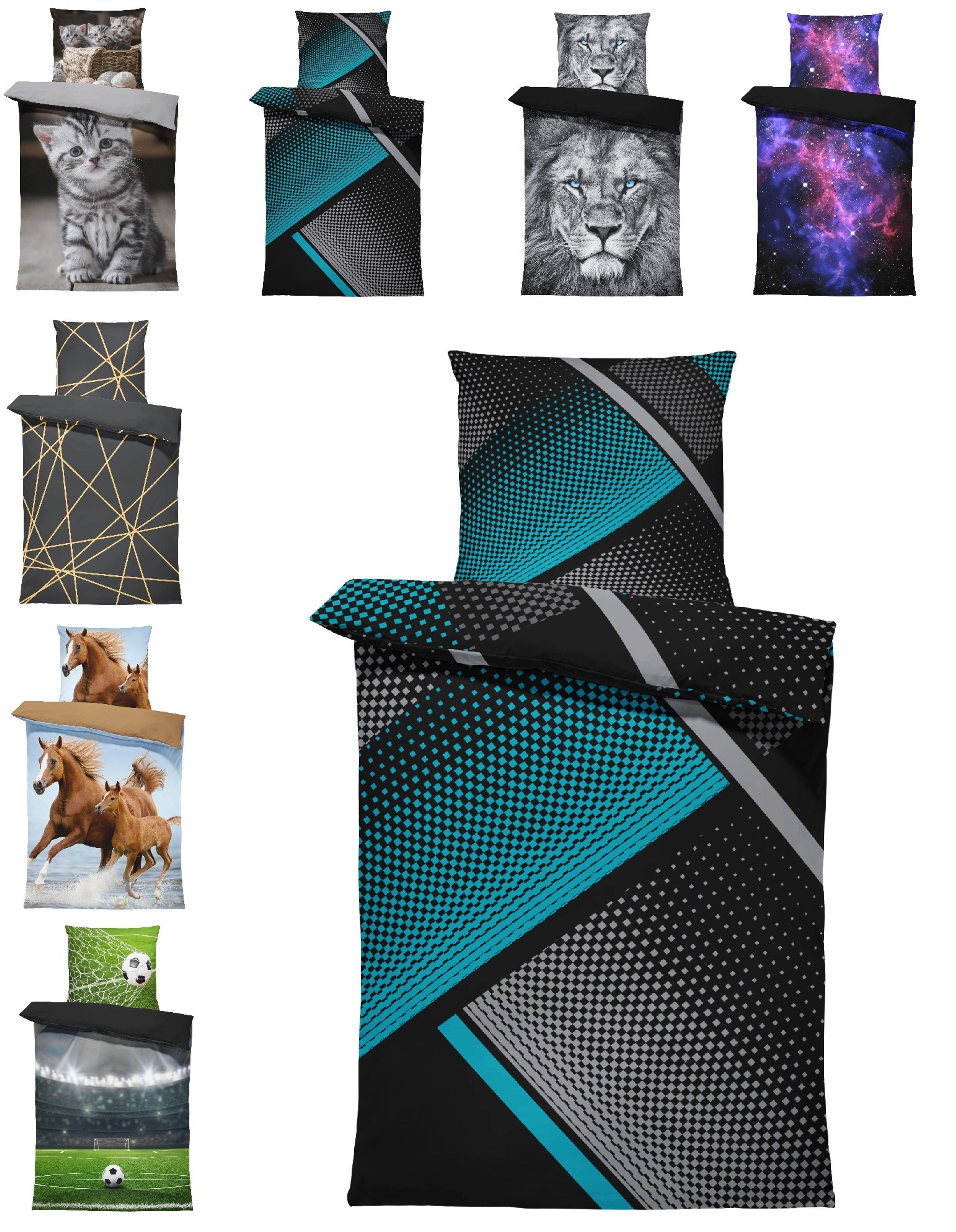 One Home Bettwäsche Fotodruck, Mikrofaser, 4 günstig online kaufen