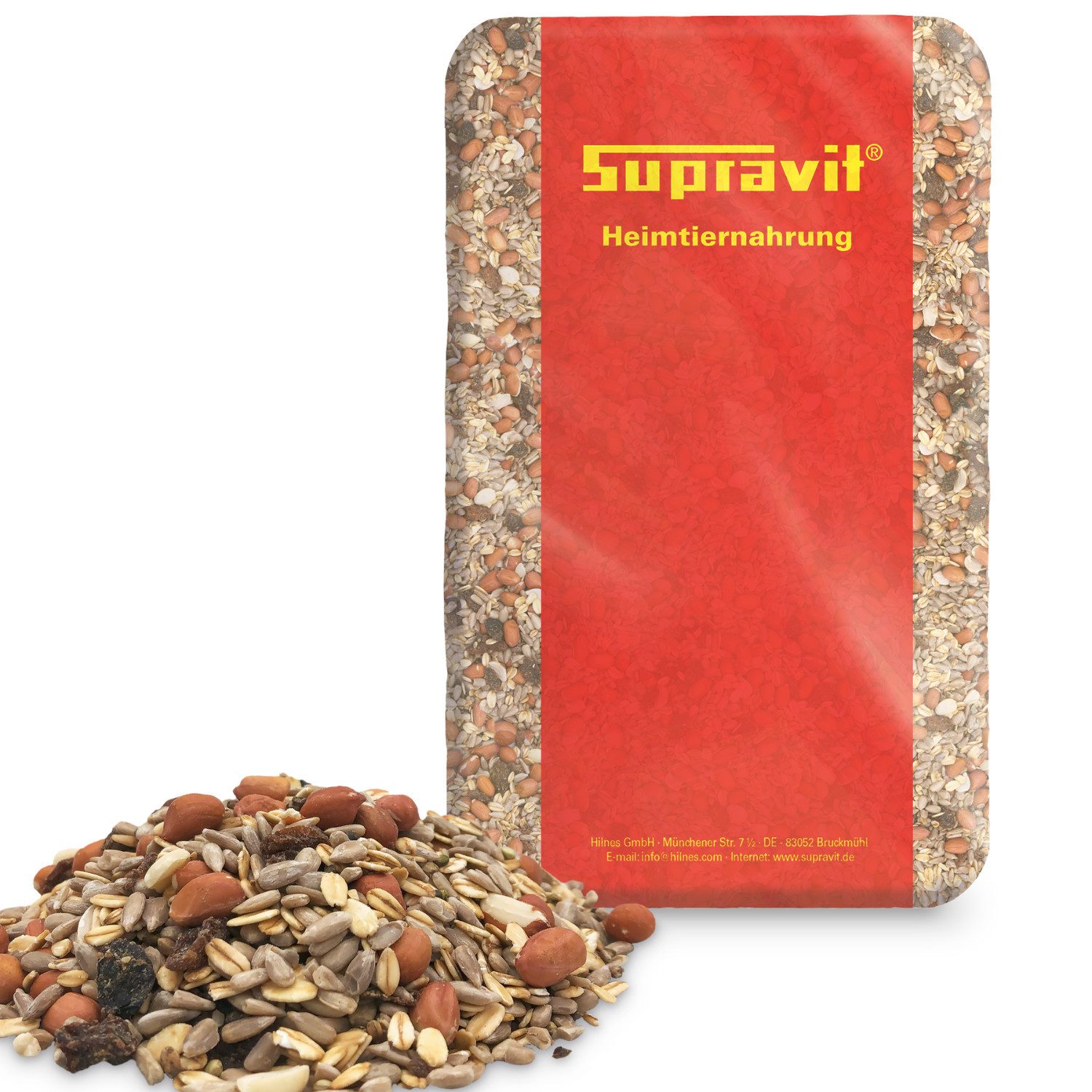 Supravit Balkonfutter für Wildvögel - Premium energiereiches Wildvogelfutter, Hauptfutter für: Wildvogel