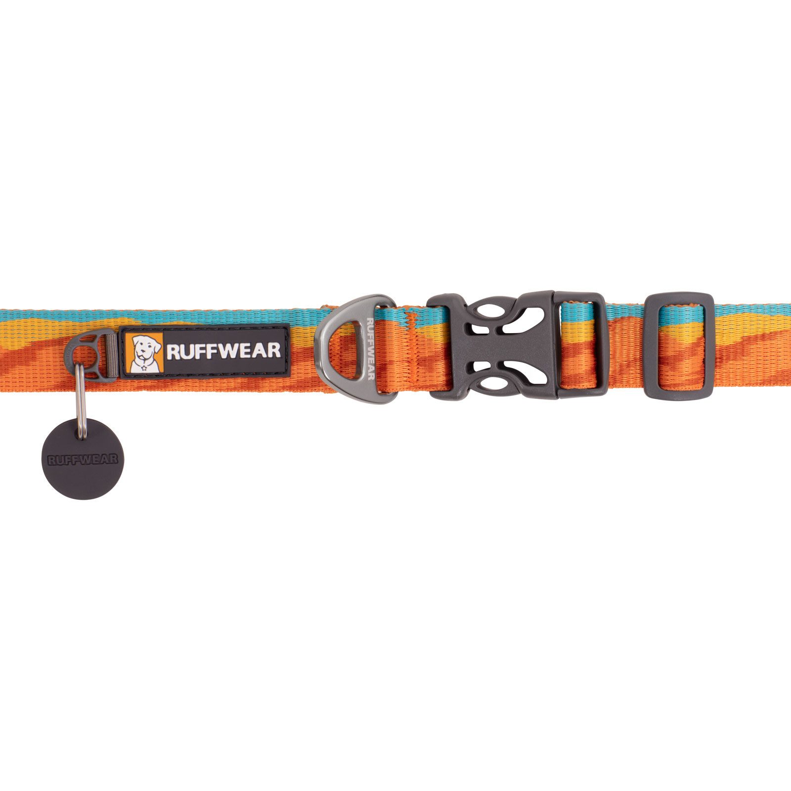Ruffwear Hunde-Halsband FLAT OUT™ COLLAR Fall Mountains 25204-924, 100% Polyester, Halsband für alltägliche Abenteuer