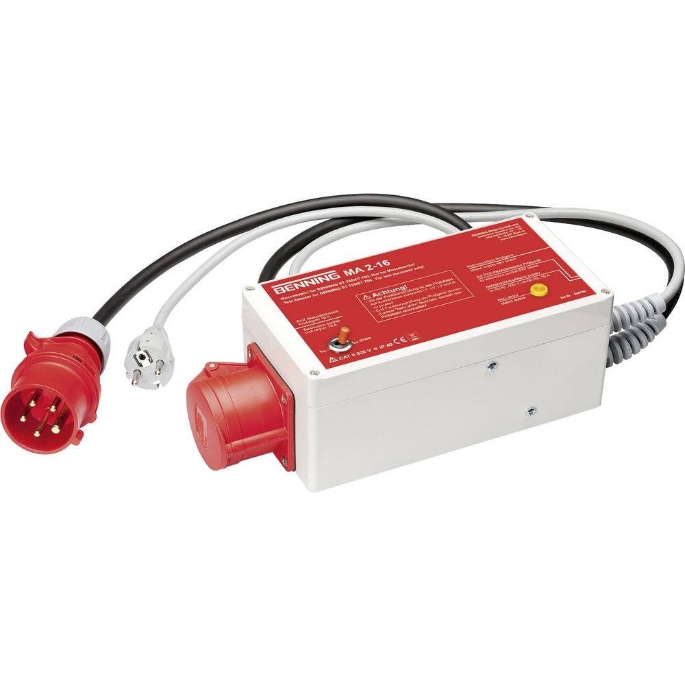 Benning Messadapter für 3-phasige Verbraucher 044160 Stromadapter