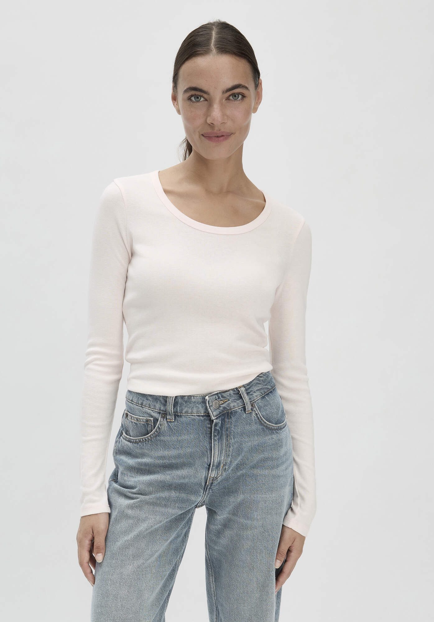 Hessnatur T-Shirt Softrib Slim aus Bio-Baumwolle günstig online kaufen