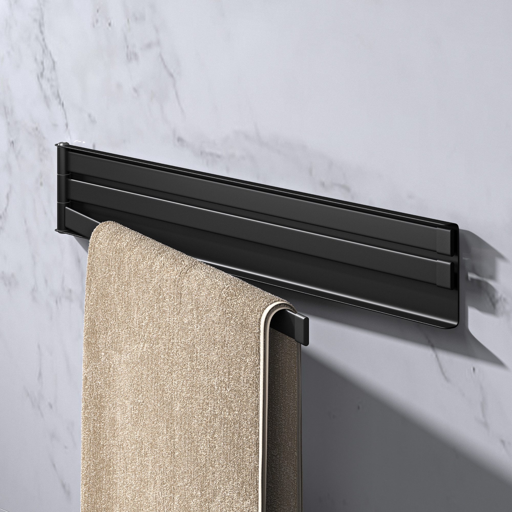 doporro Handtuchhalter Wandhalterung ohne Bohren und mit Magnet 180° schwen günstig online kaufen