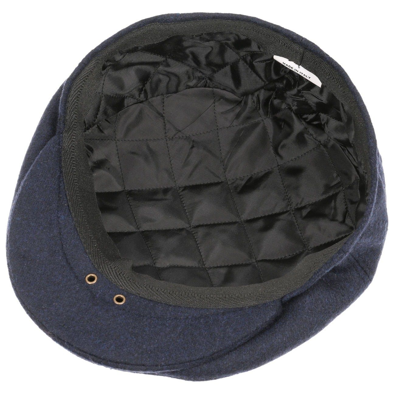 Lipodo Flat Cap (1-St) Flatcap mit Schirm, Made in Italy
