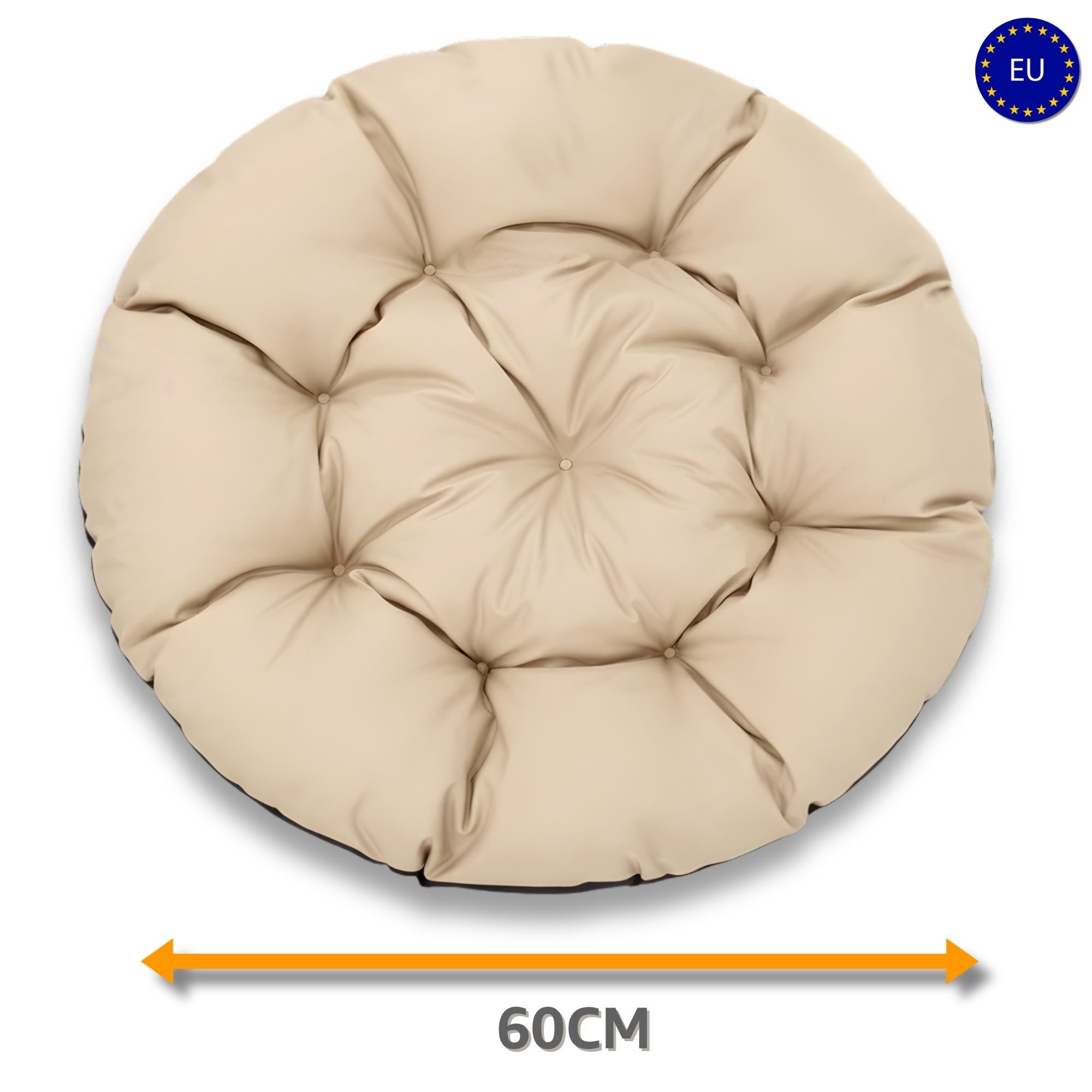 Amazinggirl Dekokissen Hängesessel Kissen Sitzkissen für Hängeschaukel 60 cm - Outdoor