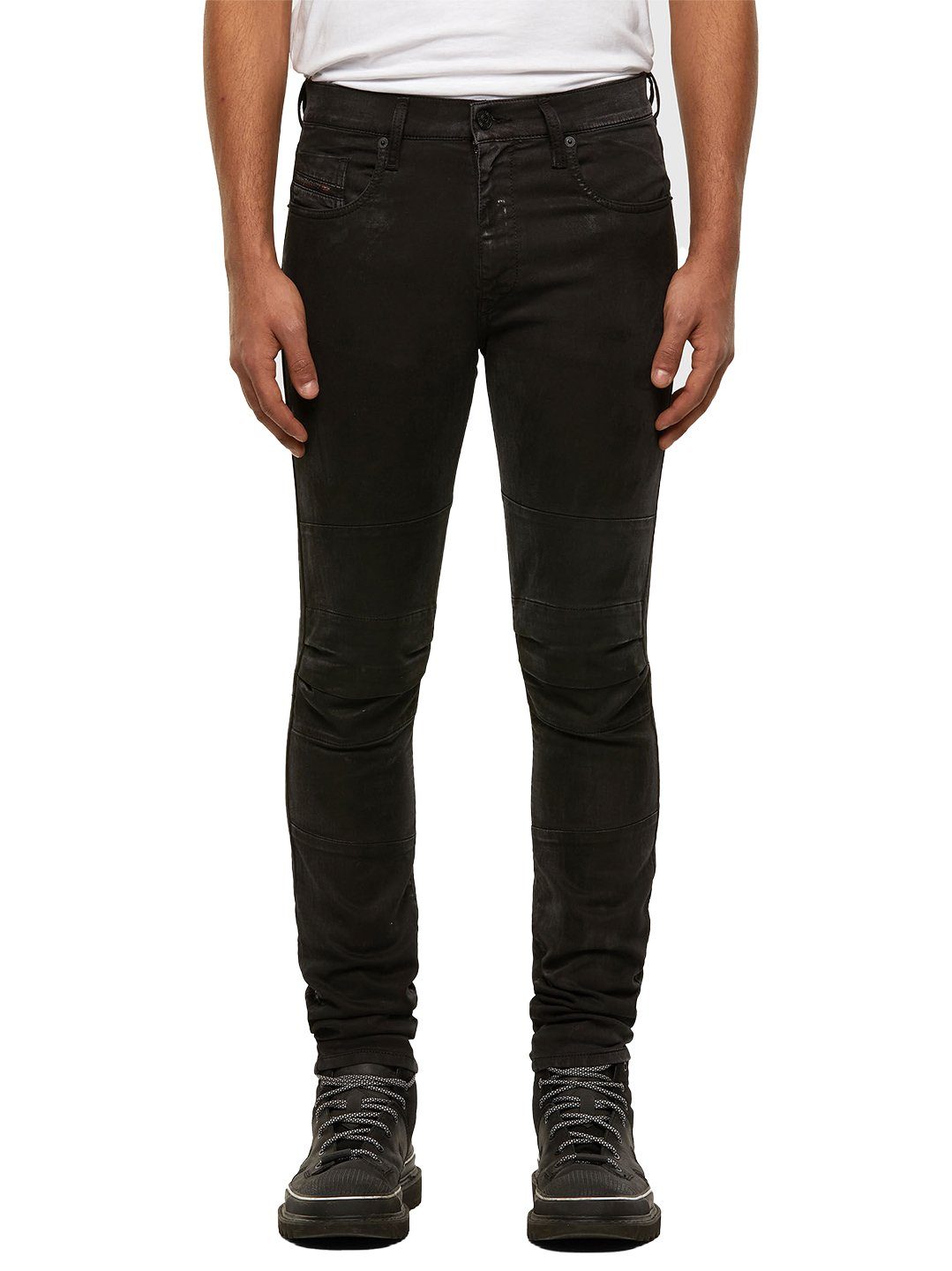 Diesel Slim-fit-Jeans Beschichtete JoggJeans - D-Strukt 009GH