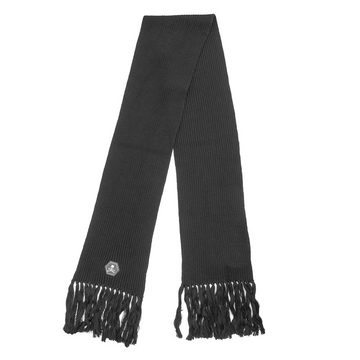 PHILIPP PLEIN Wollschal Touch Schwarz, Merino Wolle Extrafine