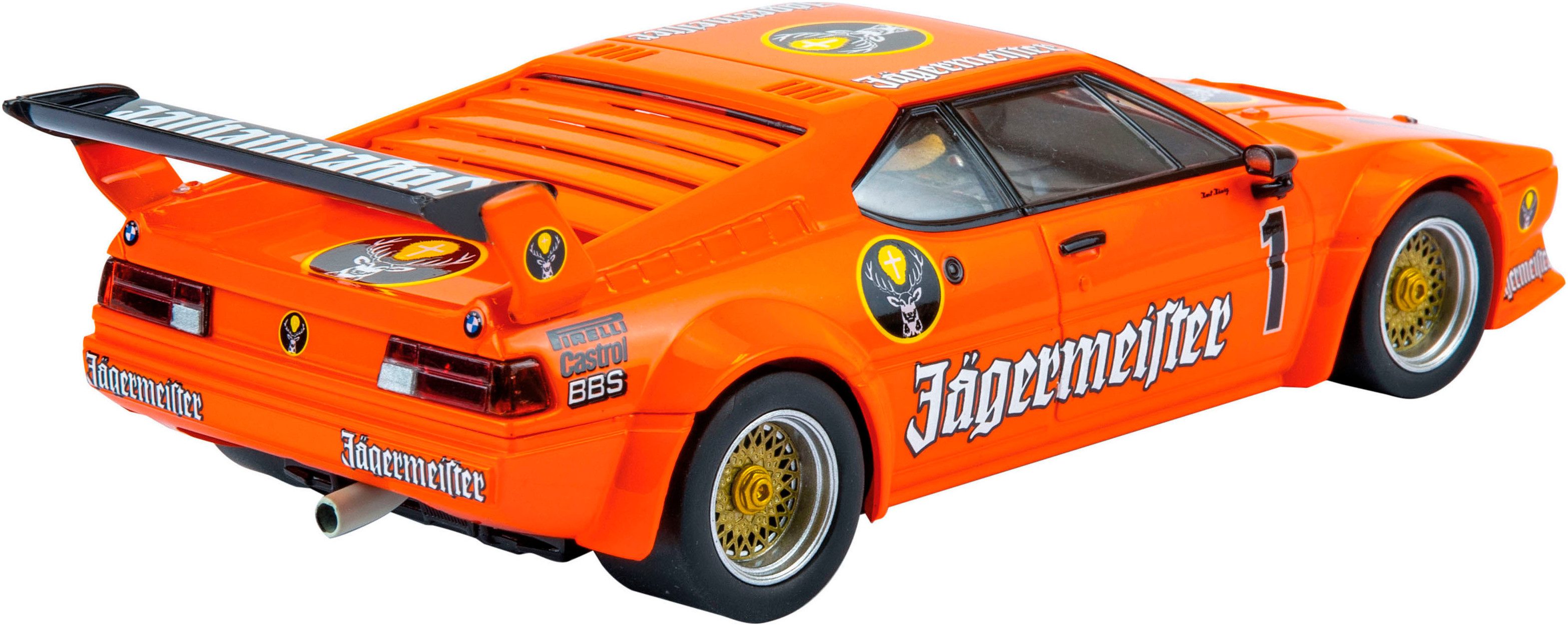 Carrera® Rennbahn-Auto BMW M1 Procar "Jägermeister Racing Team, No.1", Maßstab 1:24; mit Lichteffekt