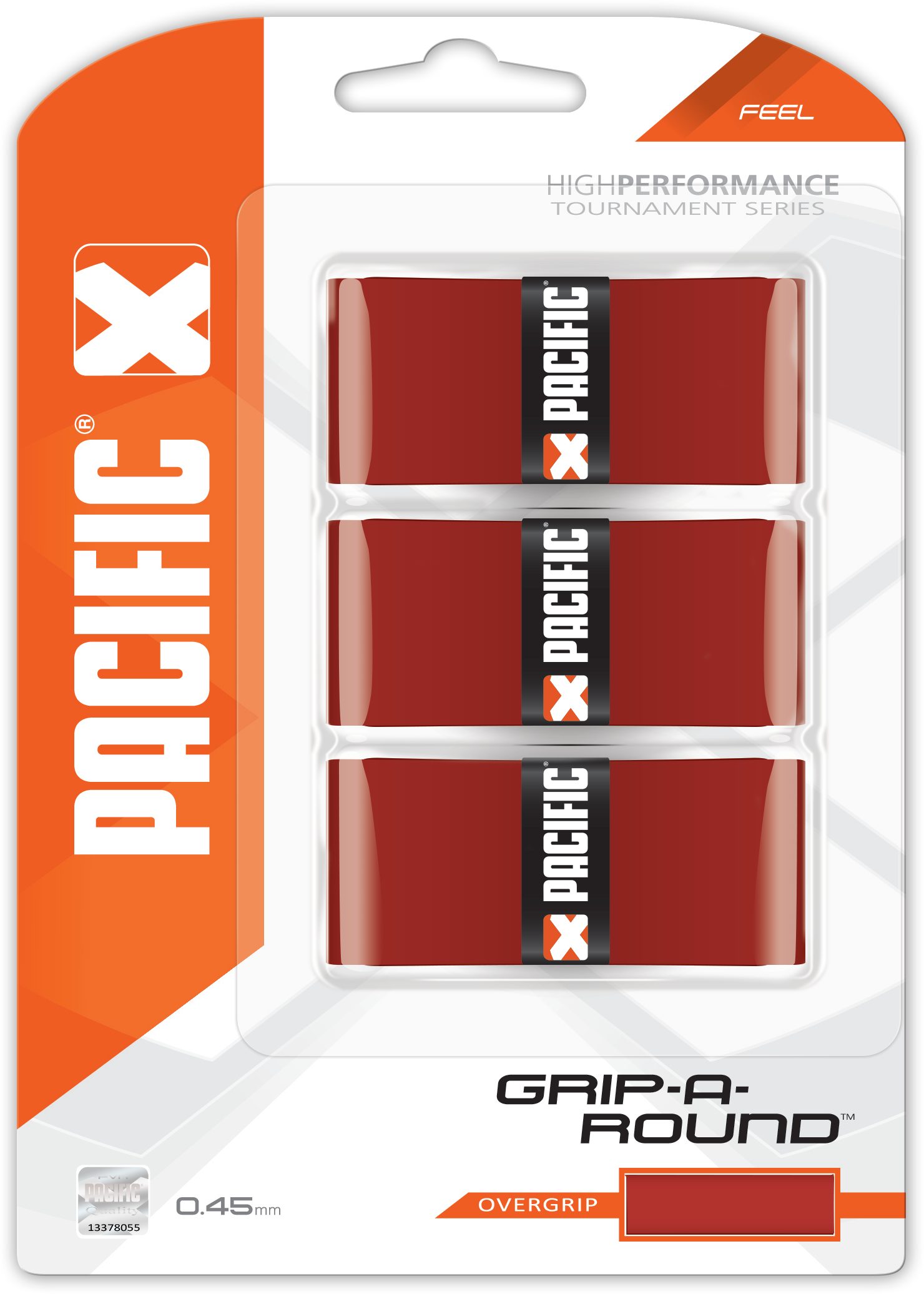Pacific Griffband Overgrip Grip Around 0.45mm rot 3er