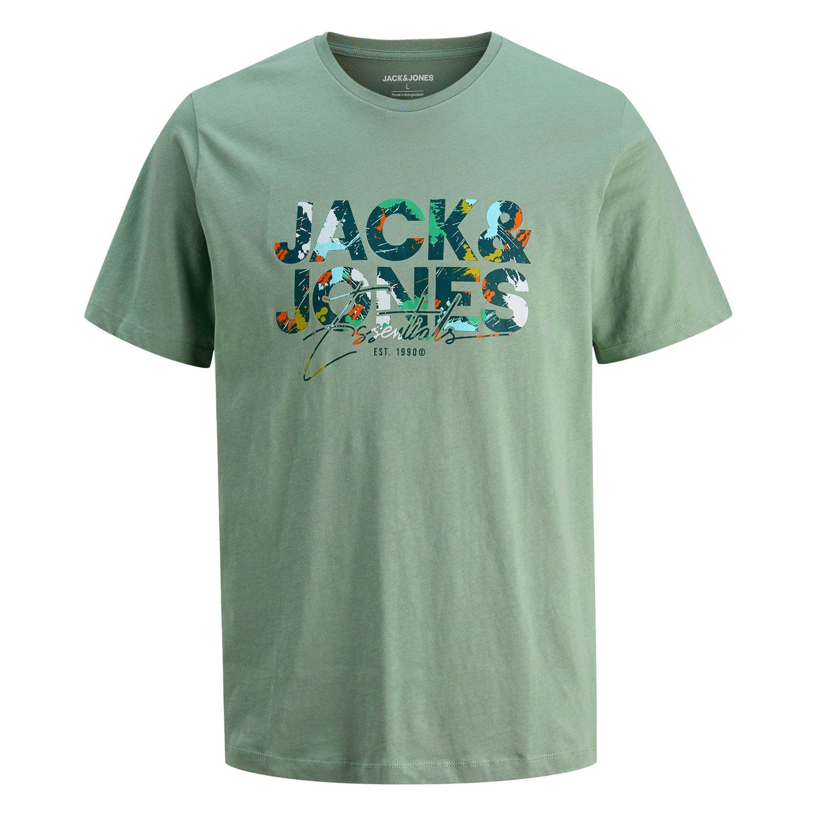 Jack & Jones T-Shirt JJGEPLAS Tee SS Crew Neck mit Markenschriftzug auf der günstig online kaufen