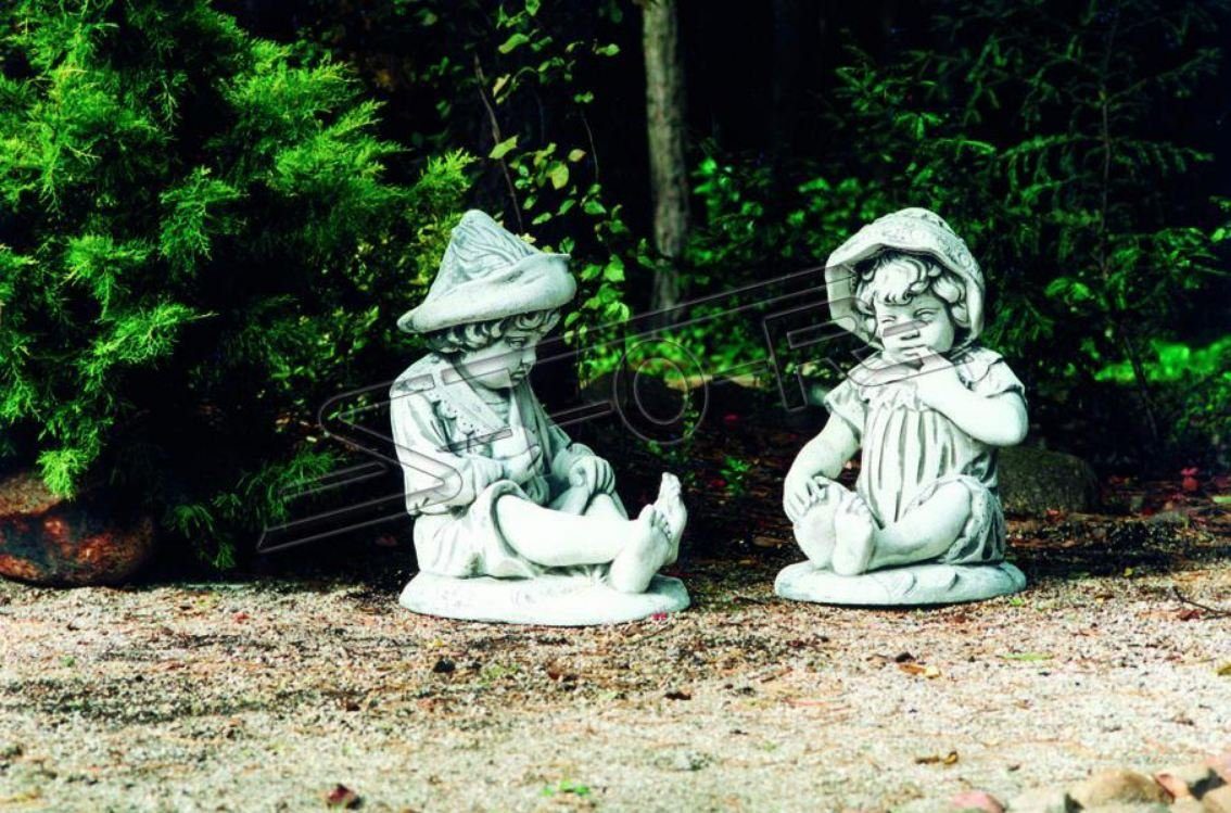 Statue Statuen Figur Figuren Garten JVmoebel Design Skulptur 71cm Skulptur Kind