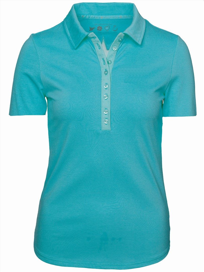 girls golf Poloshirt Girls Golf Basic Polo Sophy 1/2 sleeve Blau Damen XL