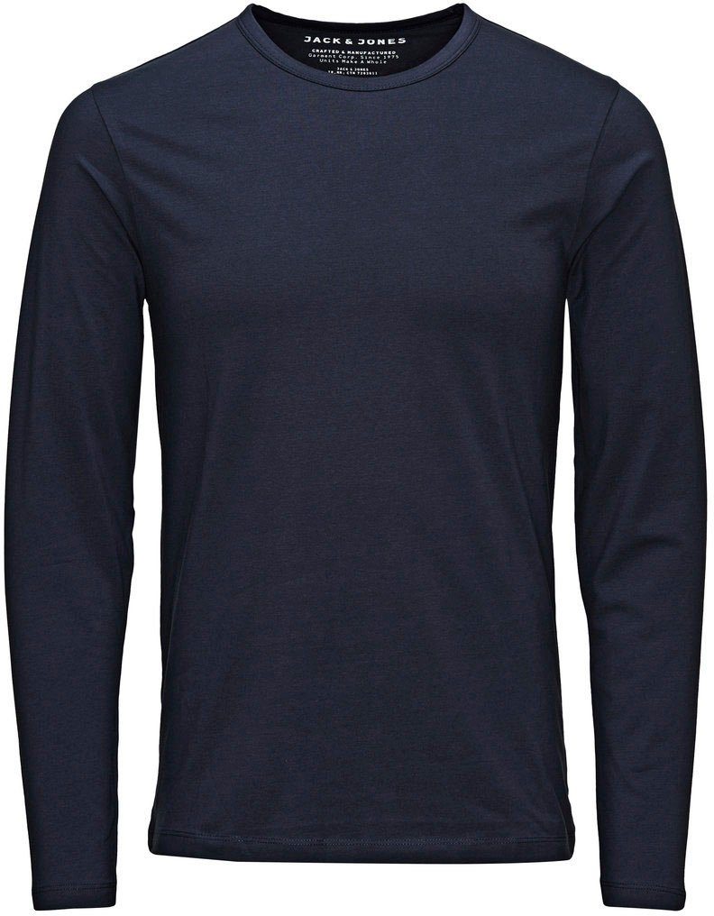 Jack & Jones TEE BASIC Navy Blazer Longsleeve