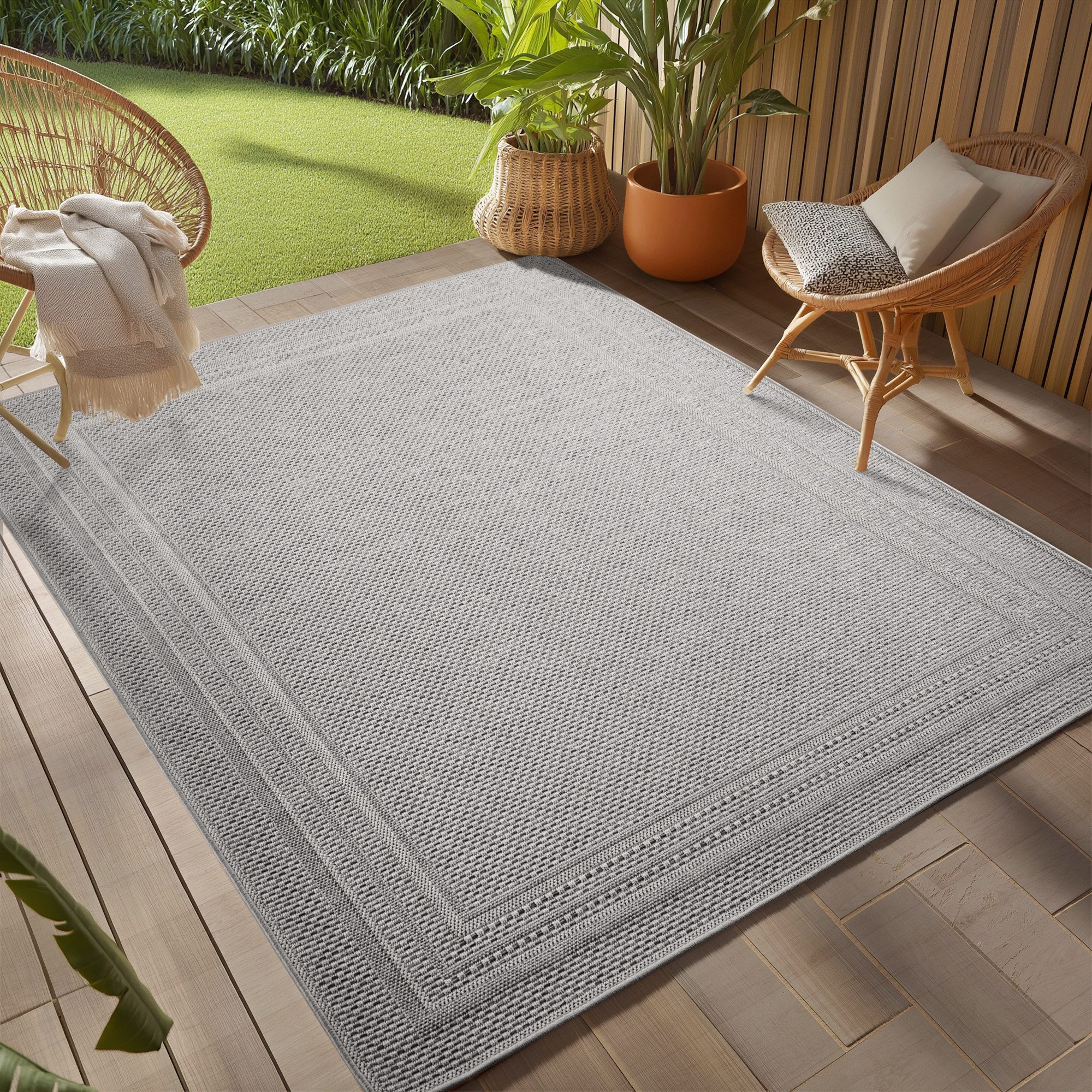 Teppium Teppich Schlichter Flatweave Teppich mit günstig online kaufen