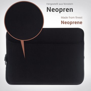 honju Tablet-Mappe Darkroom Tablet-Tasche 10" - 11", Neopren, Große Außentasche mit Reißverschluss und weichem Innenfutter