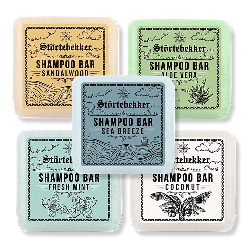 Festes Haarshampoo 5er Probierset - Alle Bestseller-Düfte im Set zum Testen