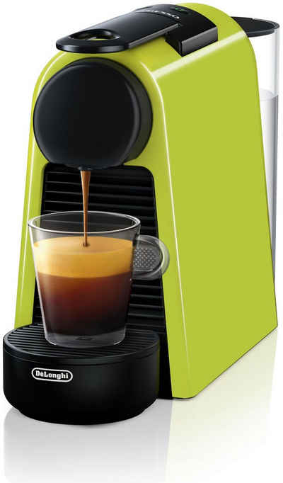 Nespresso Kapselmaschine Essenza Mini EN85.L von DeLonghi, Lime Green, inkl. Willkommenspaket mit 14 Kapseln
