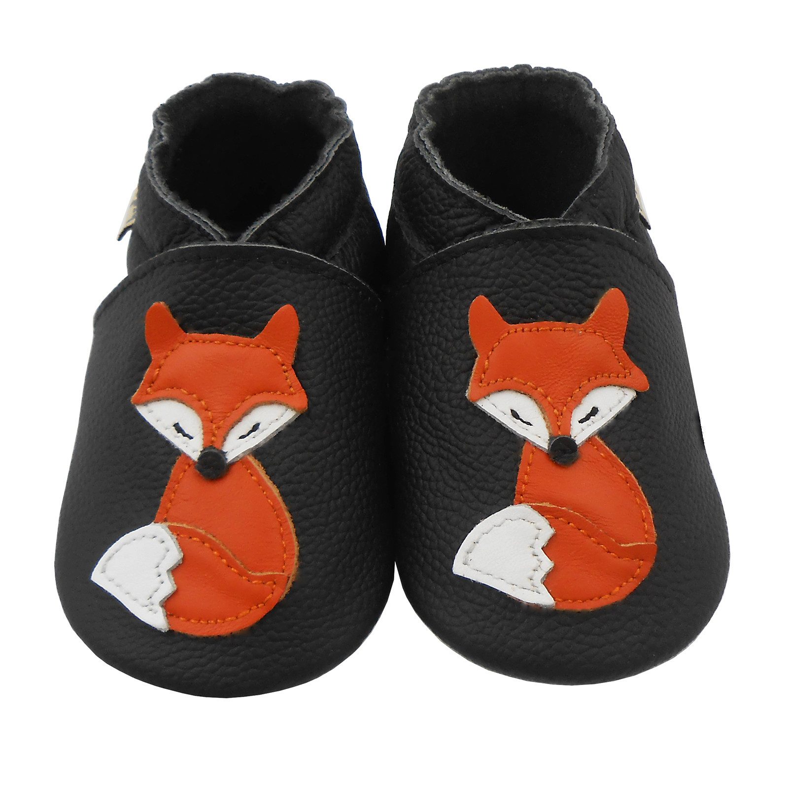mepiq MEPIQ Baby Lauflernschuhe aus Leder mit Gummisohle rutschfest Krabbelschuh