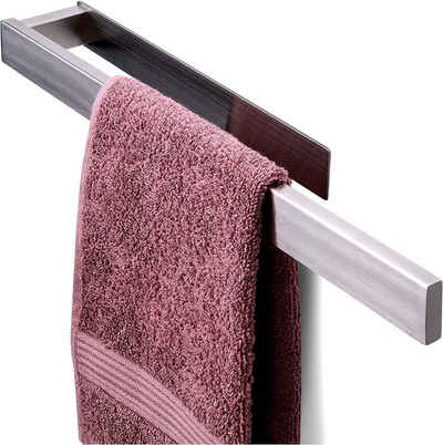 Praknu Handtuchstange Handtuchhalter zum Kleben 40cm Edelstahl