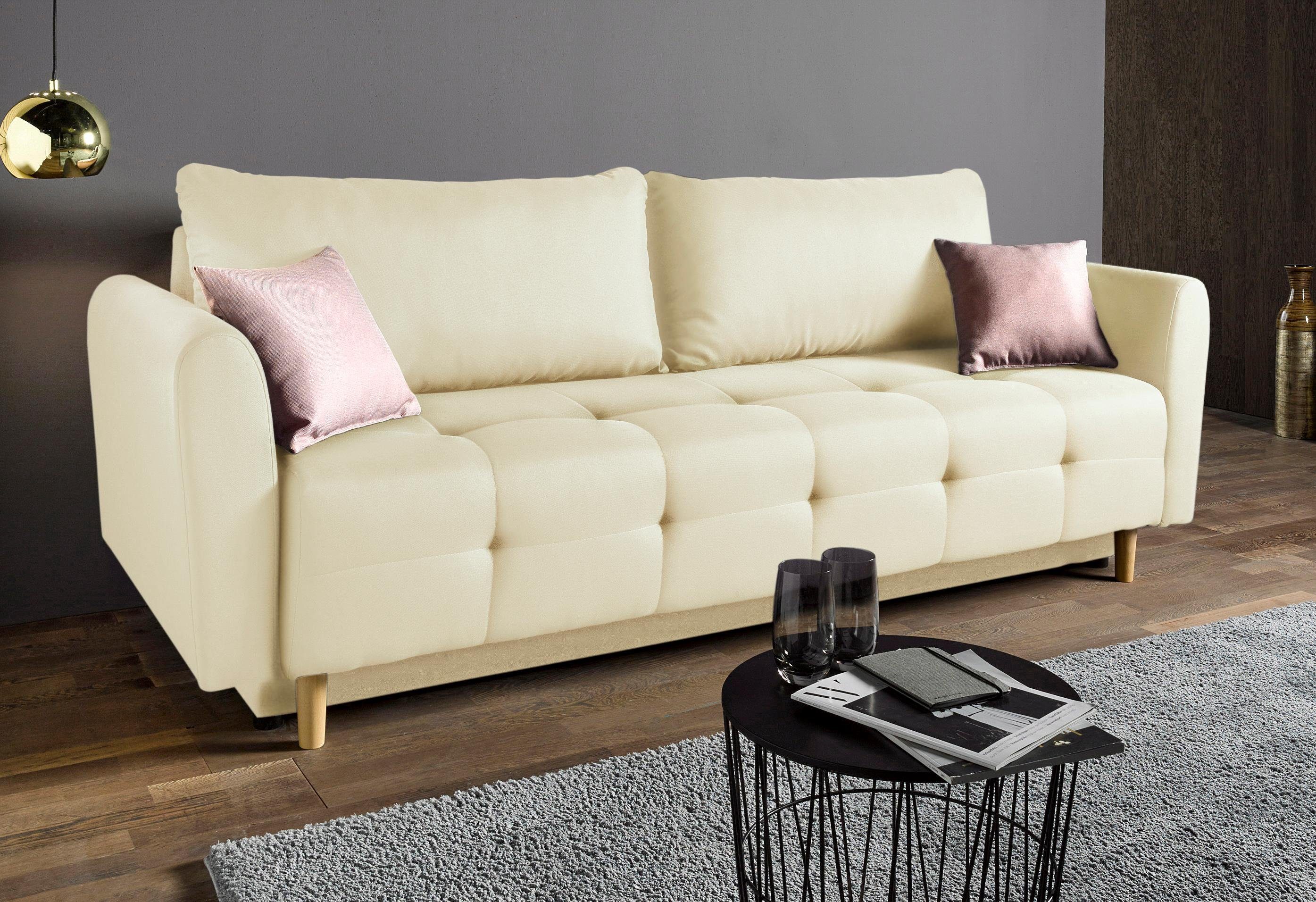 INOSIGN Schlafsofa Nordic, inklusive Bettkasten und günstig online kaufen