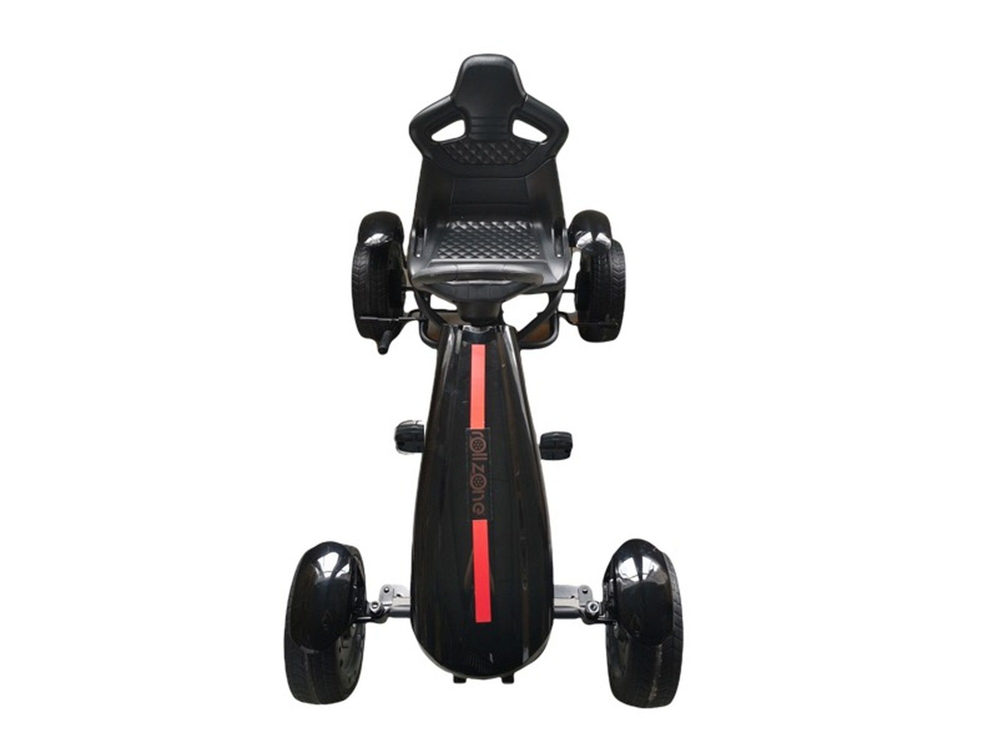 und Pedal-Go-Kart schwarz mit bis Gangschaltung Belastbarkeit kg Matteo - TPFLiving Go-Kart 30 Handbremse, - Tretauto EVA-Gummireifen, - Farbe: