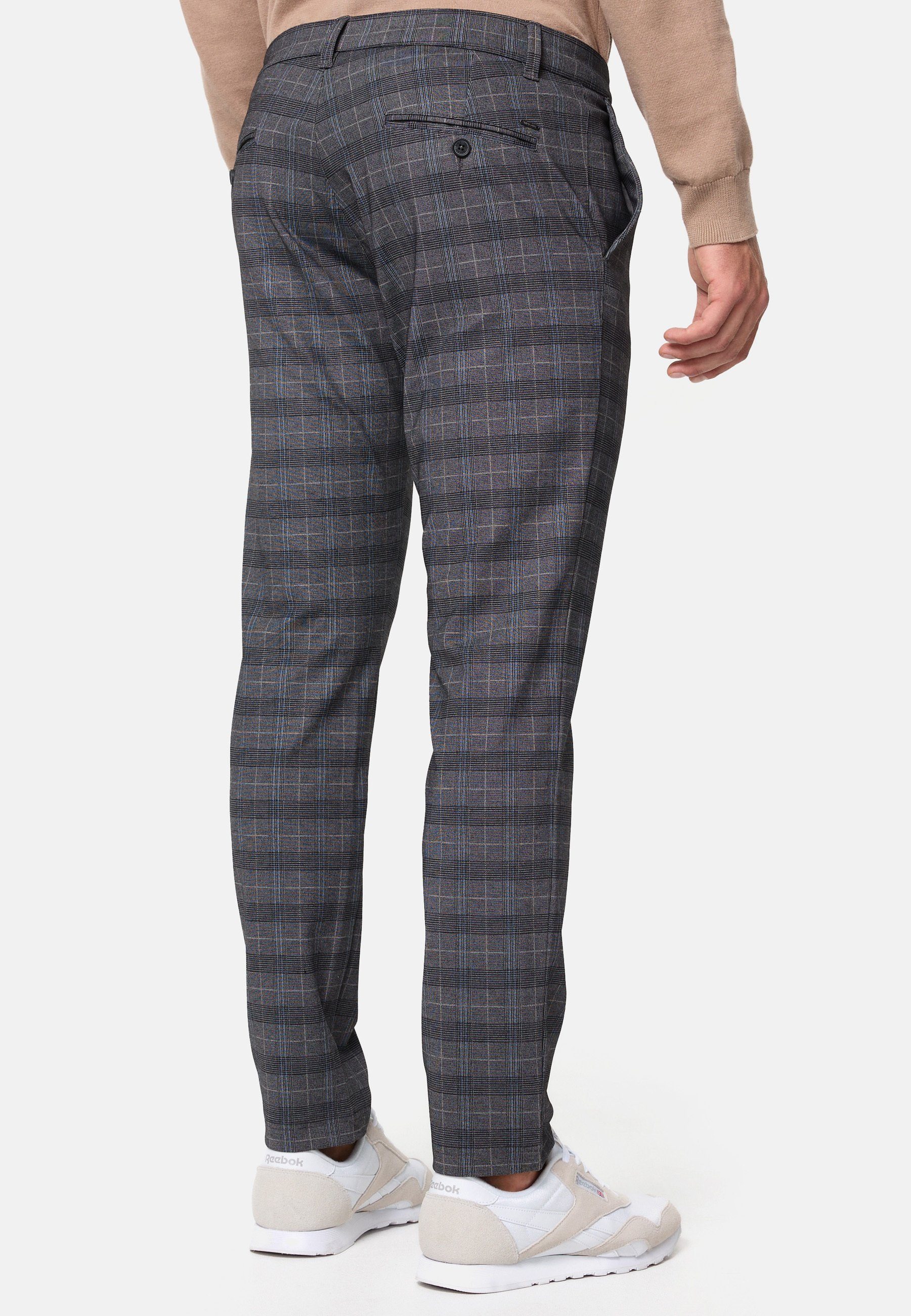 Indicode Check Chinohose Rodekro Raven