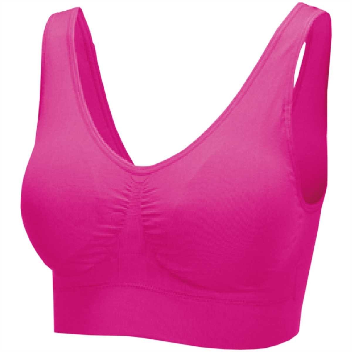 Bestlivings T-Shirt-BH (Spar-Set, 3-tlg., 3 Stück) Damen Basic BH - 3er Pack - "mit Polster" Sport Bralette - ohne Bügel