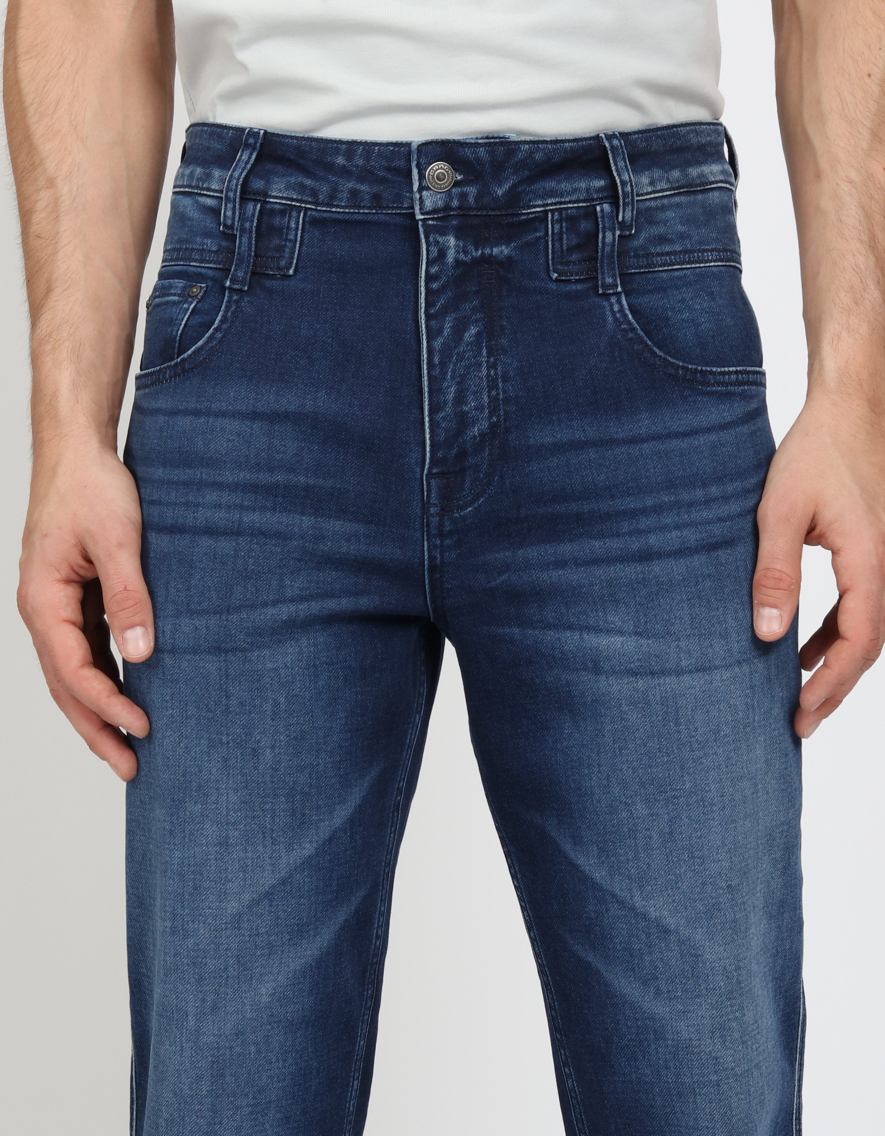 GANG Relax-fit-Jeans 94MARCO im Jogger Style mit charakteristischem Doppelbunddetail
