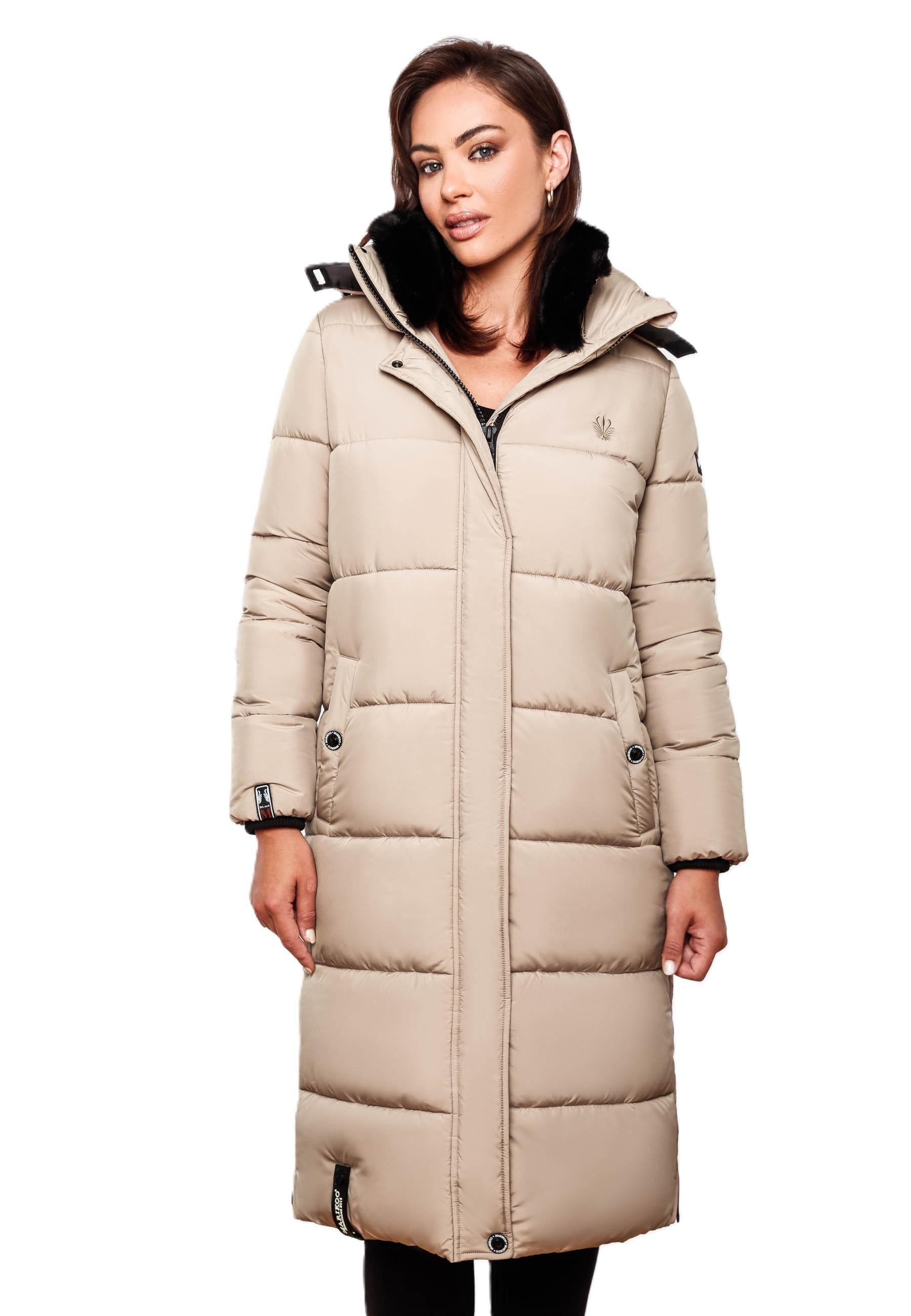 Marikoo Outdoorjacke Marikoo Reliziaa Damen Winterjacke B936 mit abnehmbare günstig online kaufen