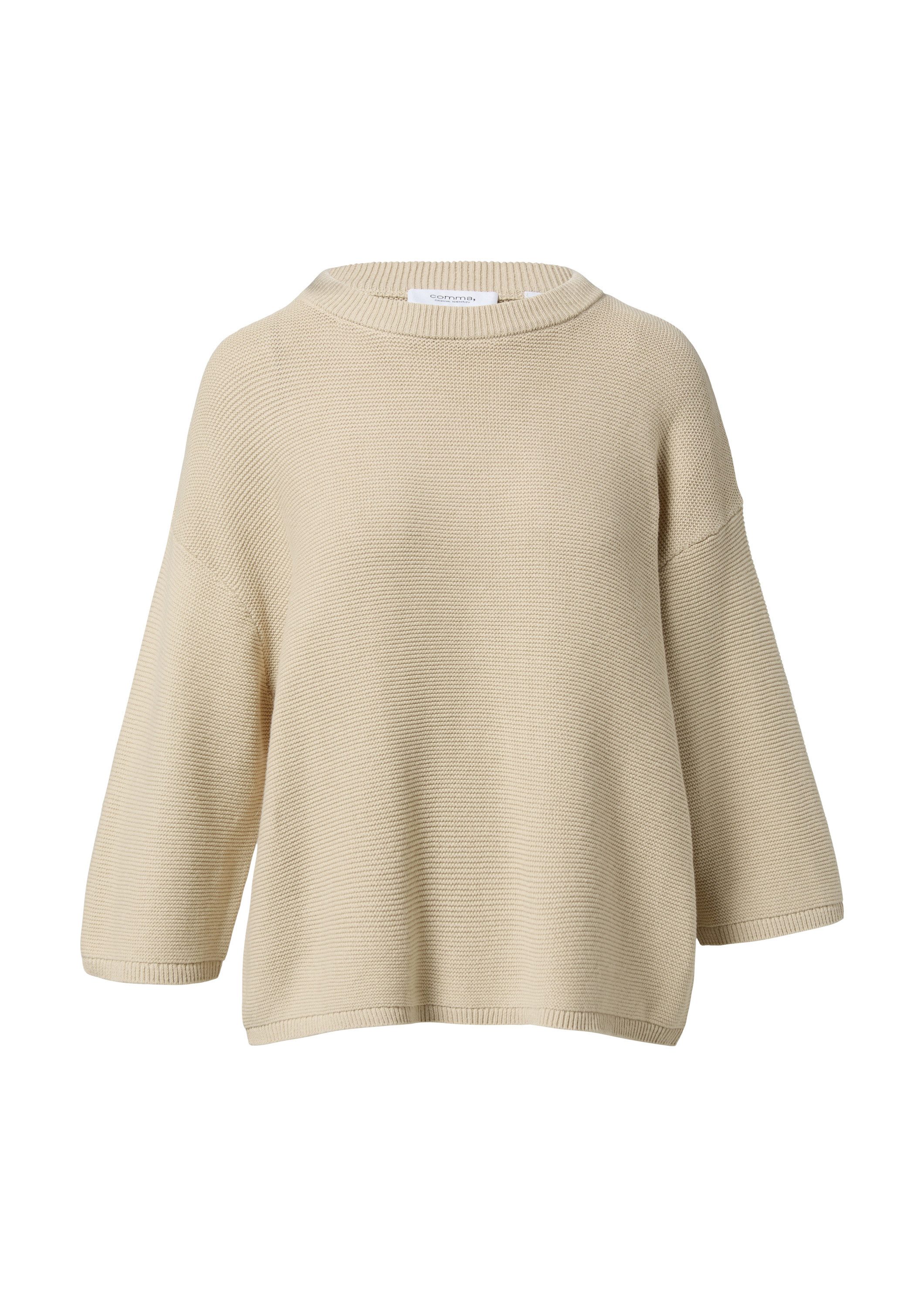 comma 3/4 Arm-Pullover Strickpullover (1-tlg) günstig online kaufen