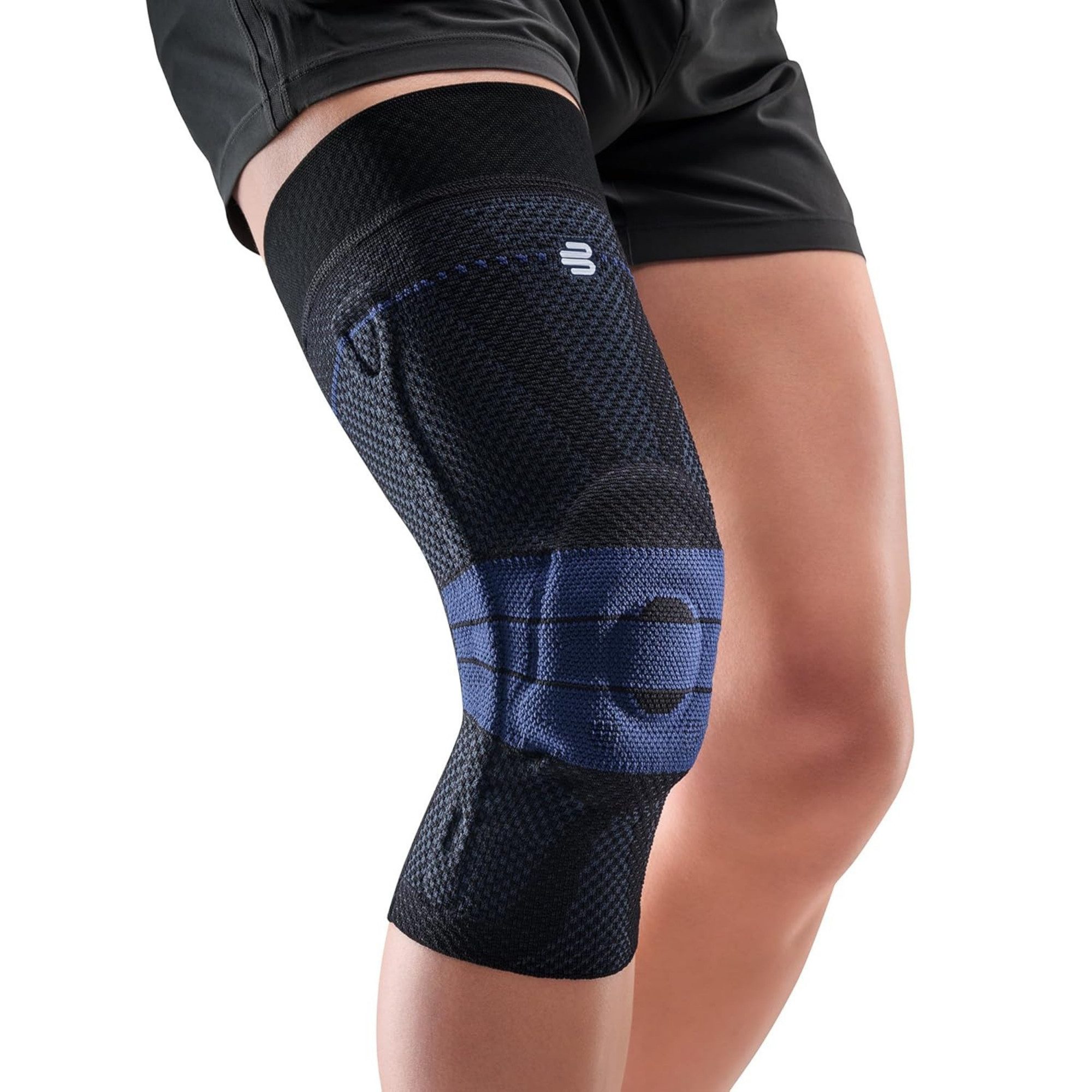 Bauerfeind Kniebandage GenuTrain Comfort Unisex mit Silikonrand, Beidseitig tragbar