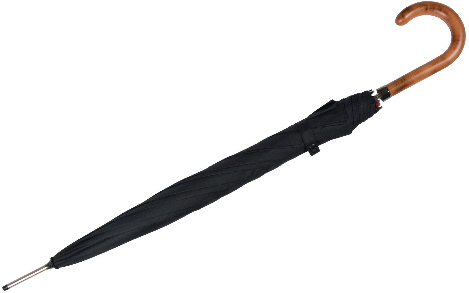 Knirps® Stockregenschirm Herrenschirm mit Automatik, groß und stabil, mit robustem Stahlgestell - black