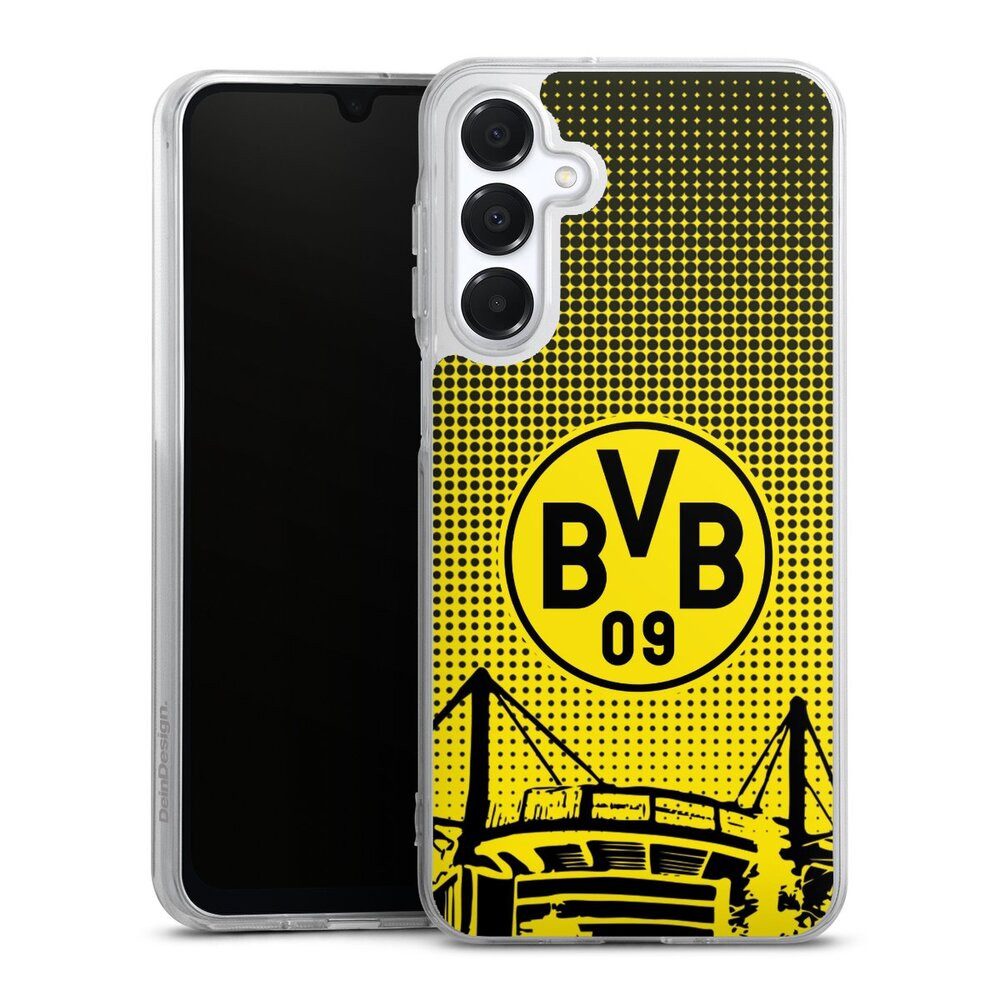 DeinDesign Handyhülle Stadion BVB Borussia Dortmund BVB Dots, Samsung Galaxy A16 4G Silikon Hülle Bumper Case Handy Schutzhülle