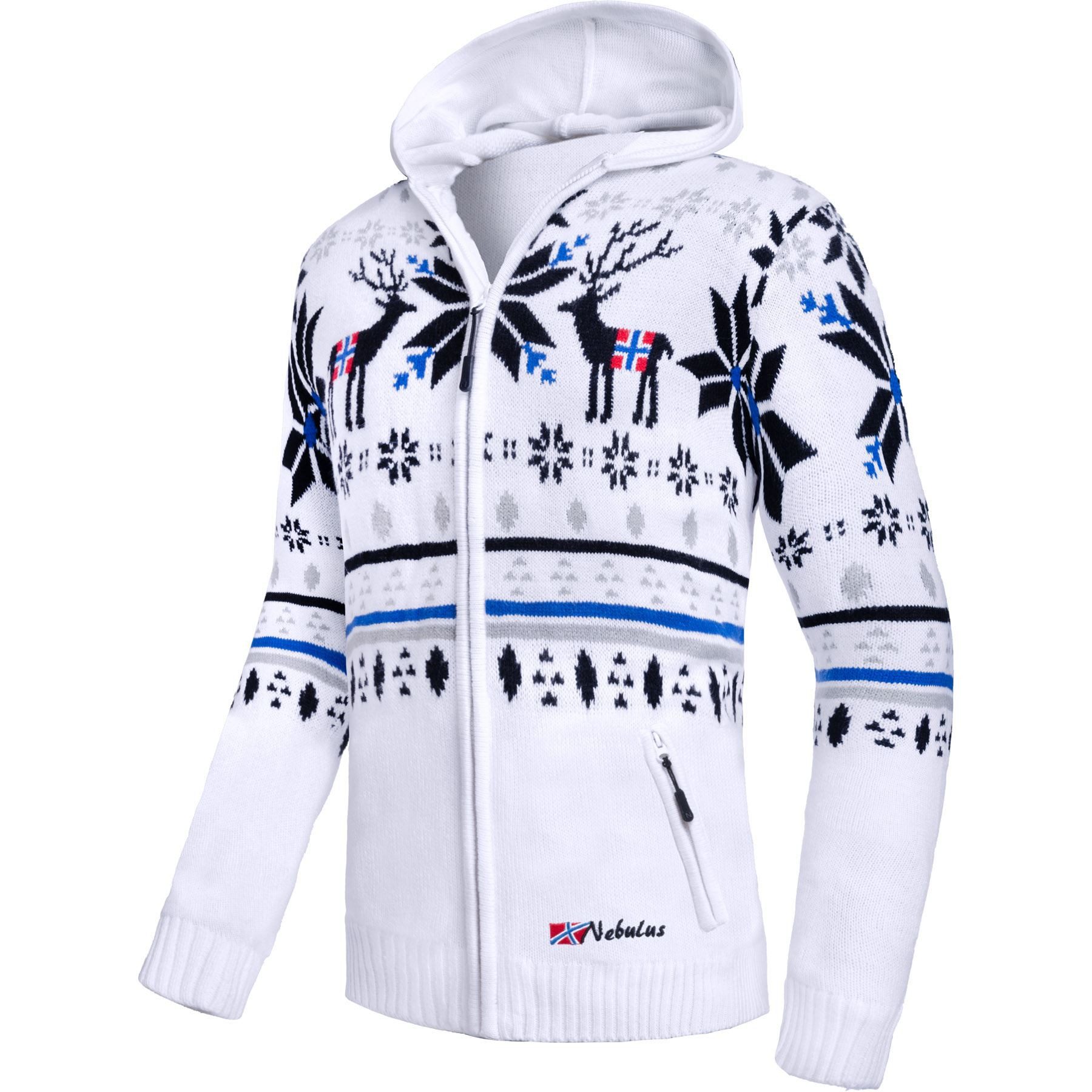 Nebulus Pullover & Shorts NORMAX, P6390 - Herren, weiß, XL