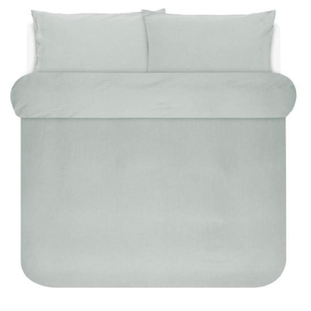 Marc O'Polo Home Bettwäsche Valka Smoke Green 135 x 200 cm, Leinen, 2 teilig