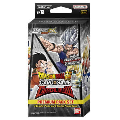 BANDAI NAMCO Sammelkarte Dragon Ball Super Card Game - Critical Blow Premium Pack Set, englische Sprachausgabe