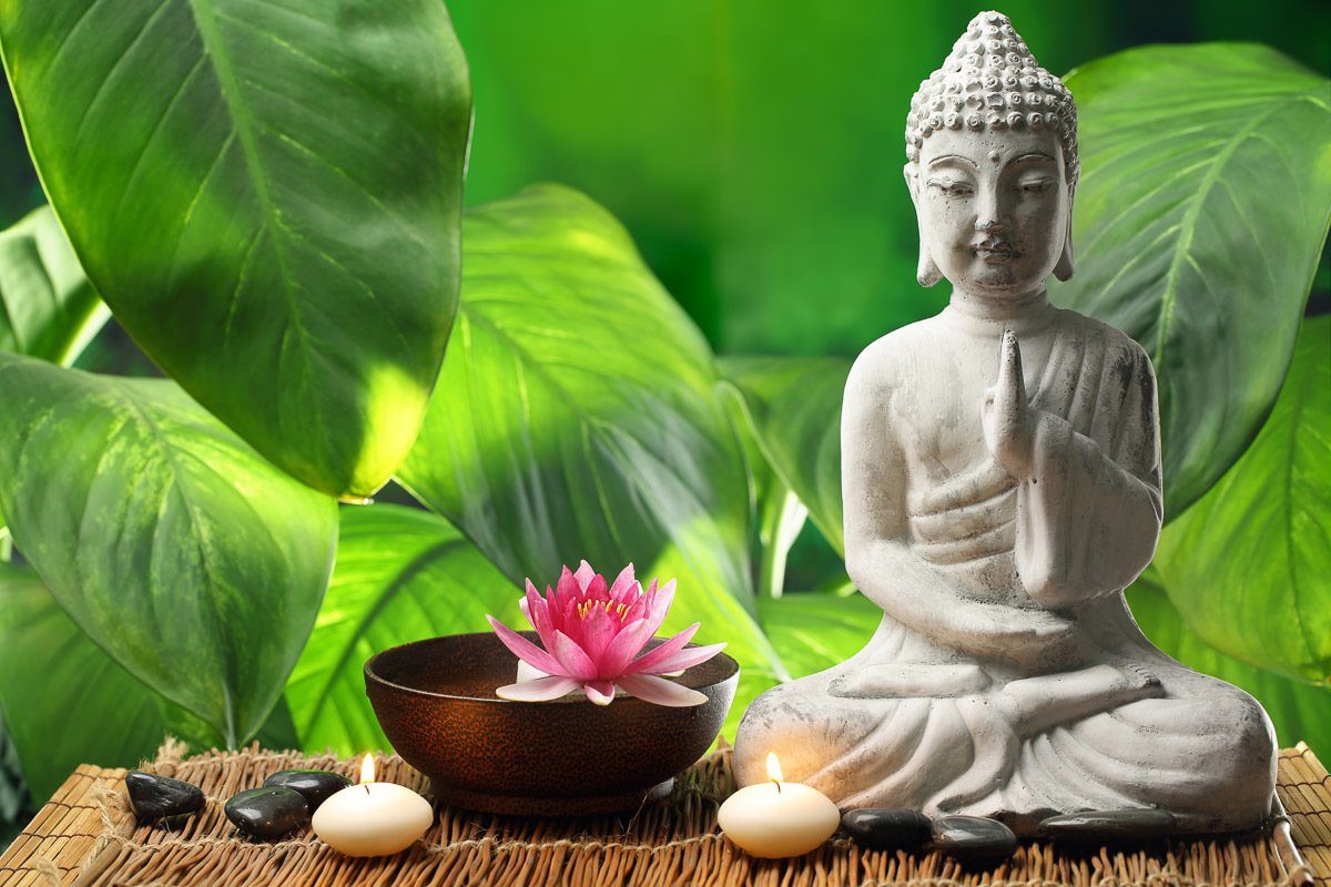 Papermoon Fototapete Buddha in der Meditation