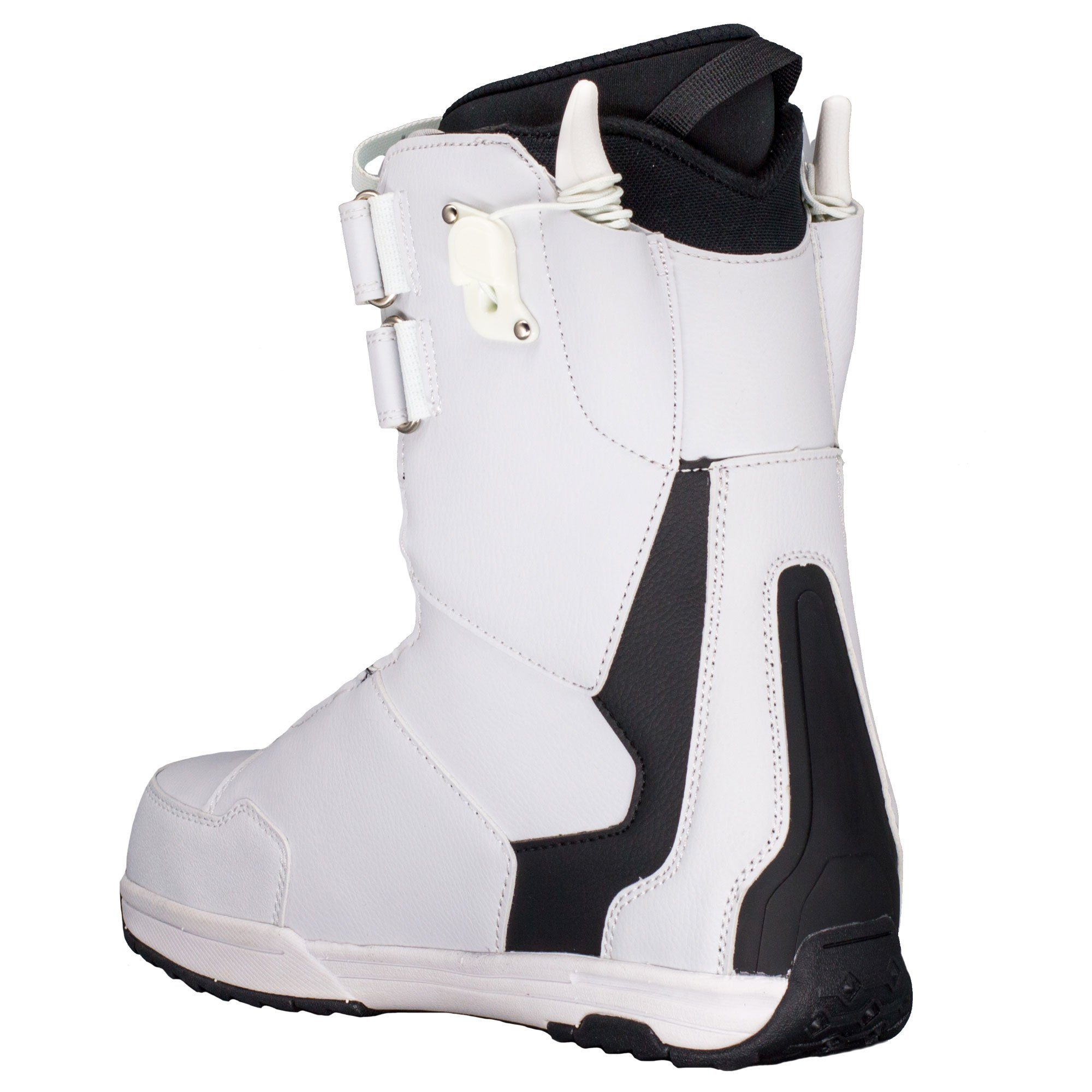 Airtracks Damen Snowboard Boots MASTER White QL Snowboardboots (Premium Schnellschnürsystem, All Mountain, Freeride, Freestyle Mod. 25/26)