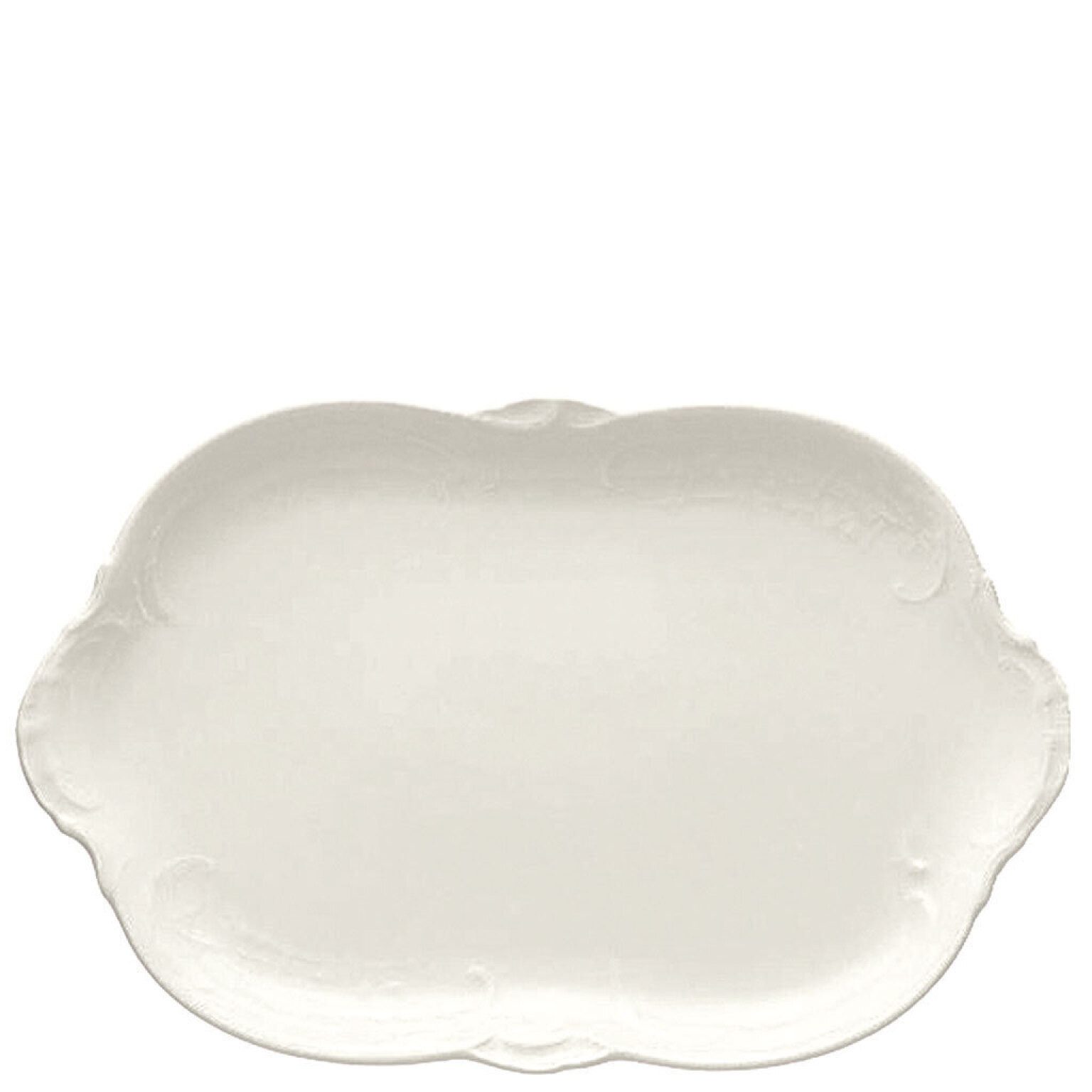 Rosenthal Servierplatte Rosenthal Sanssouci Elfenbein Platte, Porzellan, Porzellan