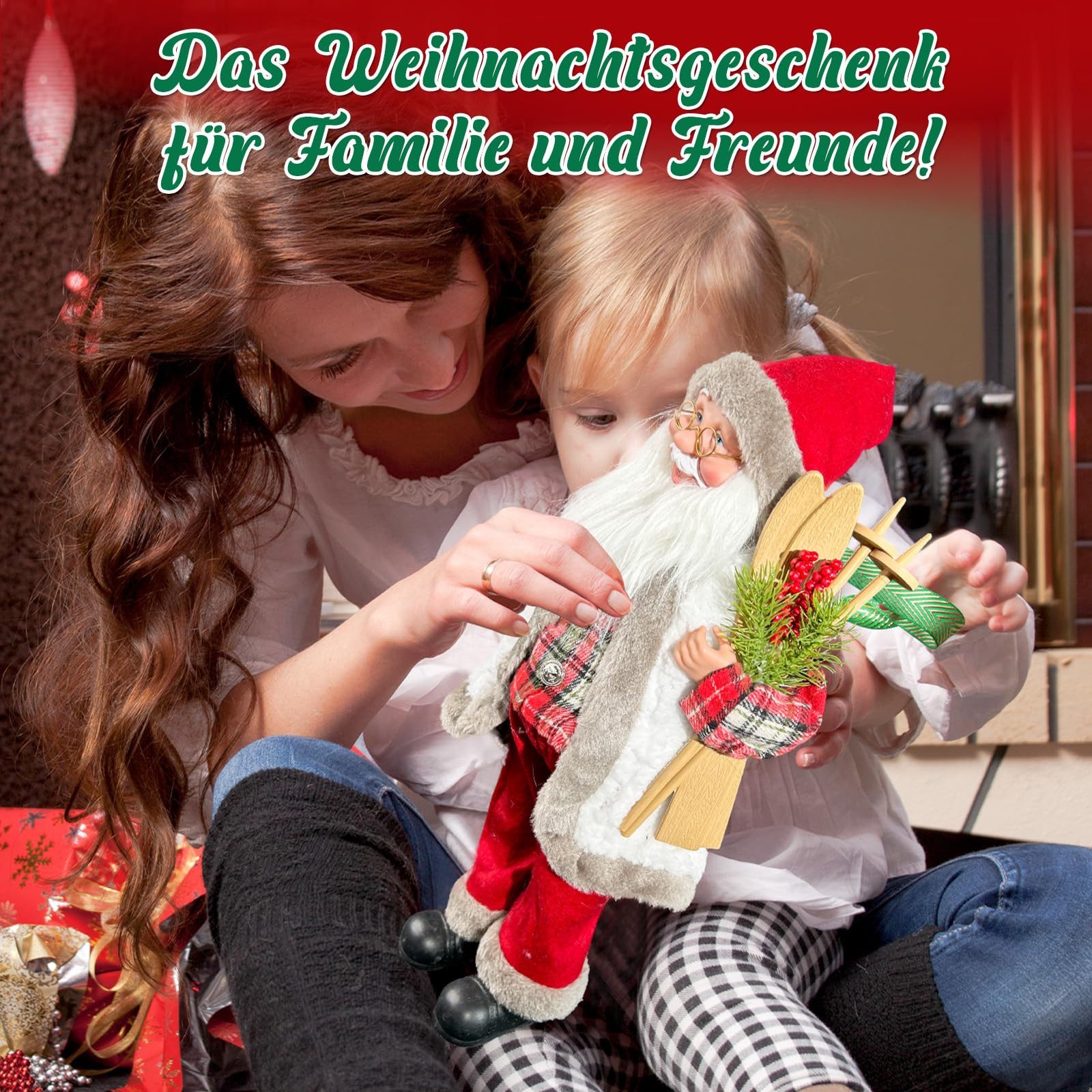 M&W DAS DESIGN Weihnachtsmann Weihnachtsmann-Figur mit Geschenksack Tischde günstig online kaufen