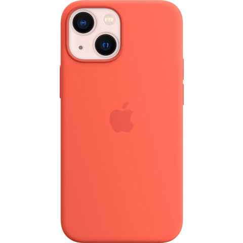 Apple Handyhülle iPhone 13 mini Silicone Case with MagSafe - Nectarine 13,7 cm (5,4 Zoll)