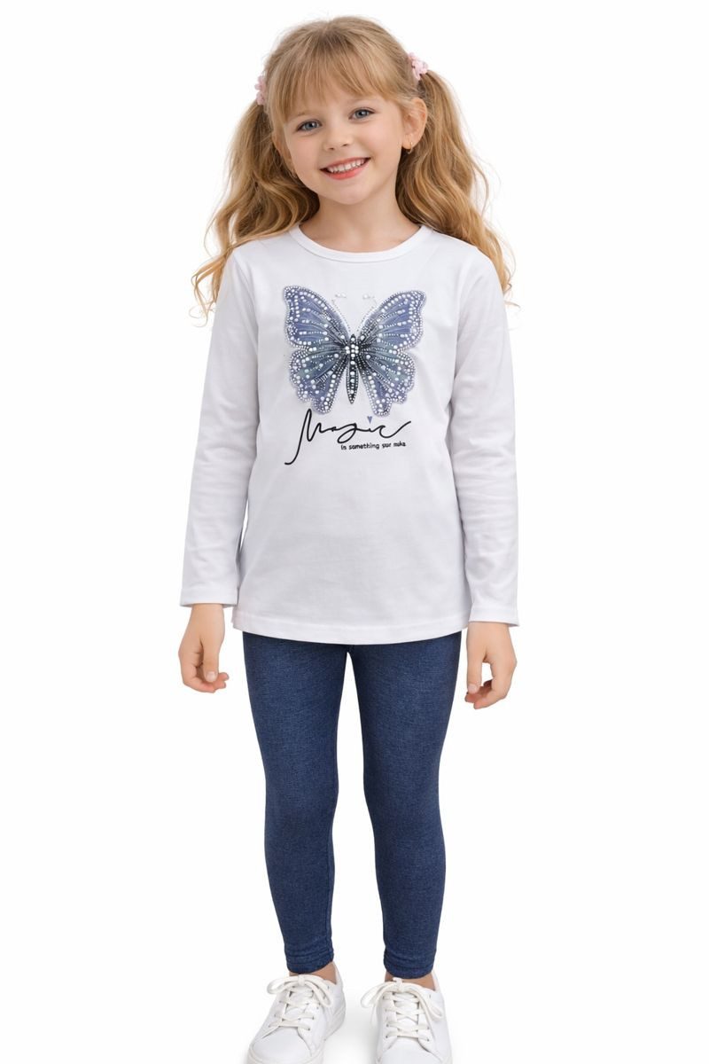 Langarmshirt & Leggings Sommer Set Langarm Shirt + Leggings, MS2245e