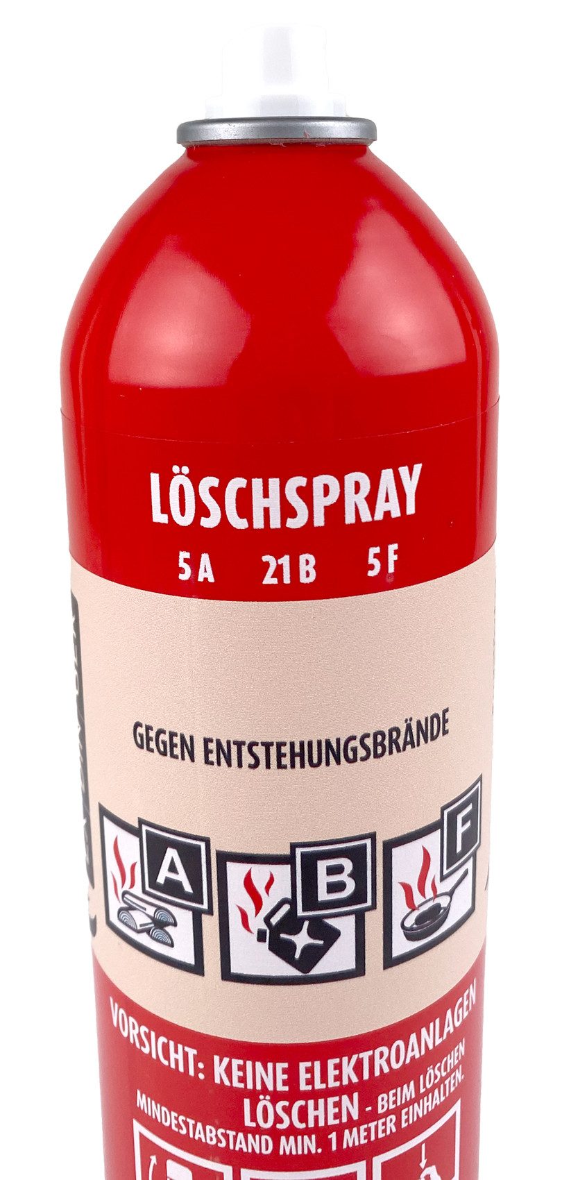 EXDINGER Feuerlöschspray für Fettbrände 5A 21B 5F 600 ml, für Fettbrände, handlich