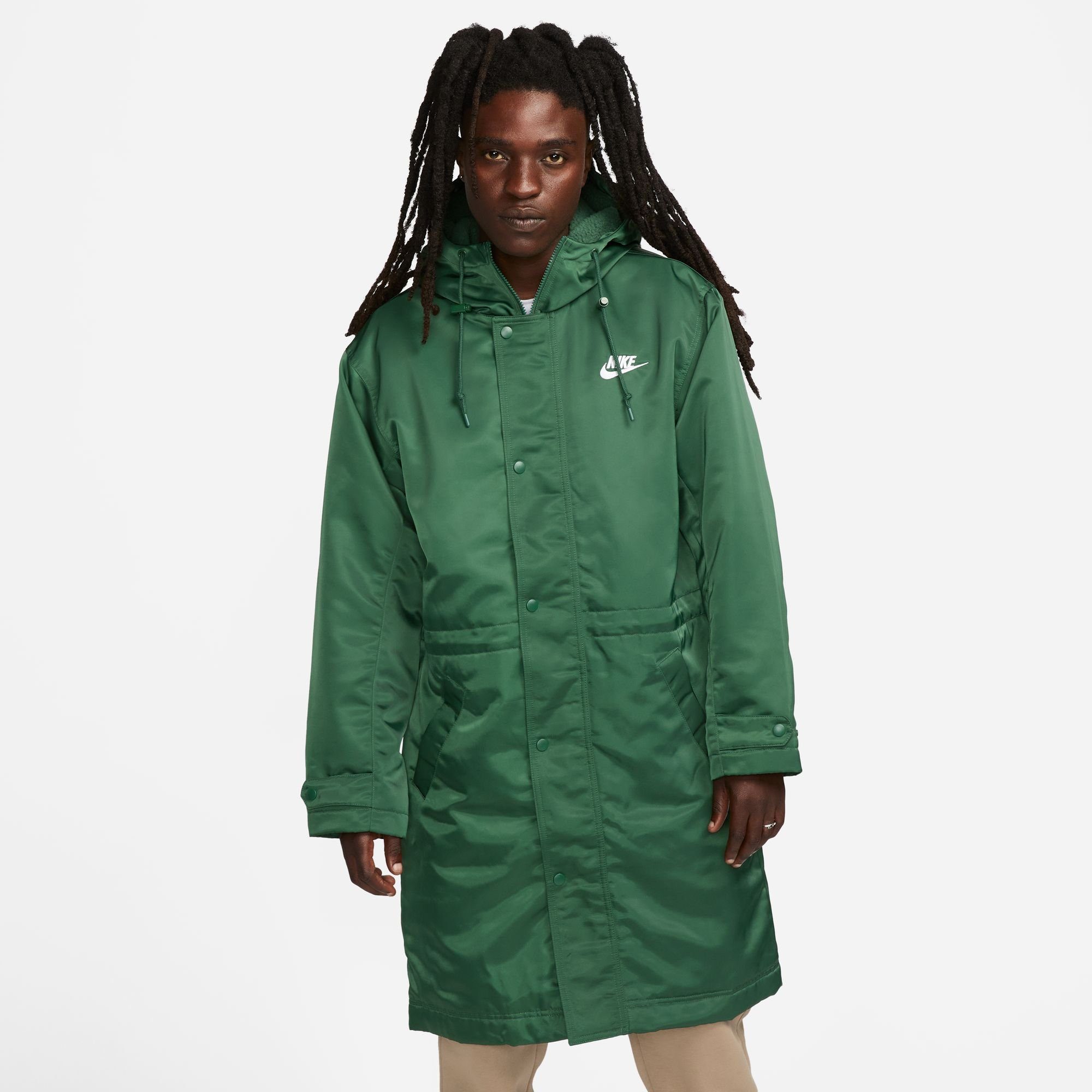 Nike Sportswear Outdoorjacke FIR/WHITE MEN'S PARKA STADIUM CLUB