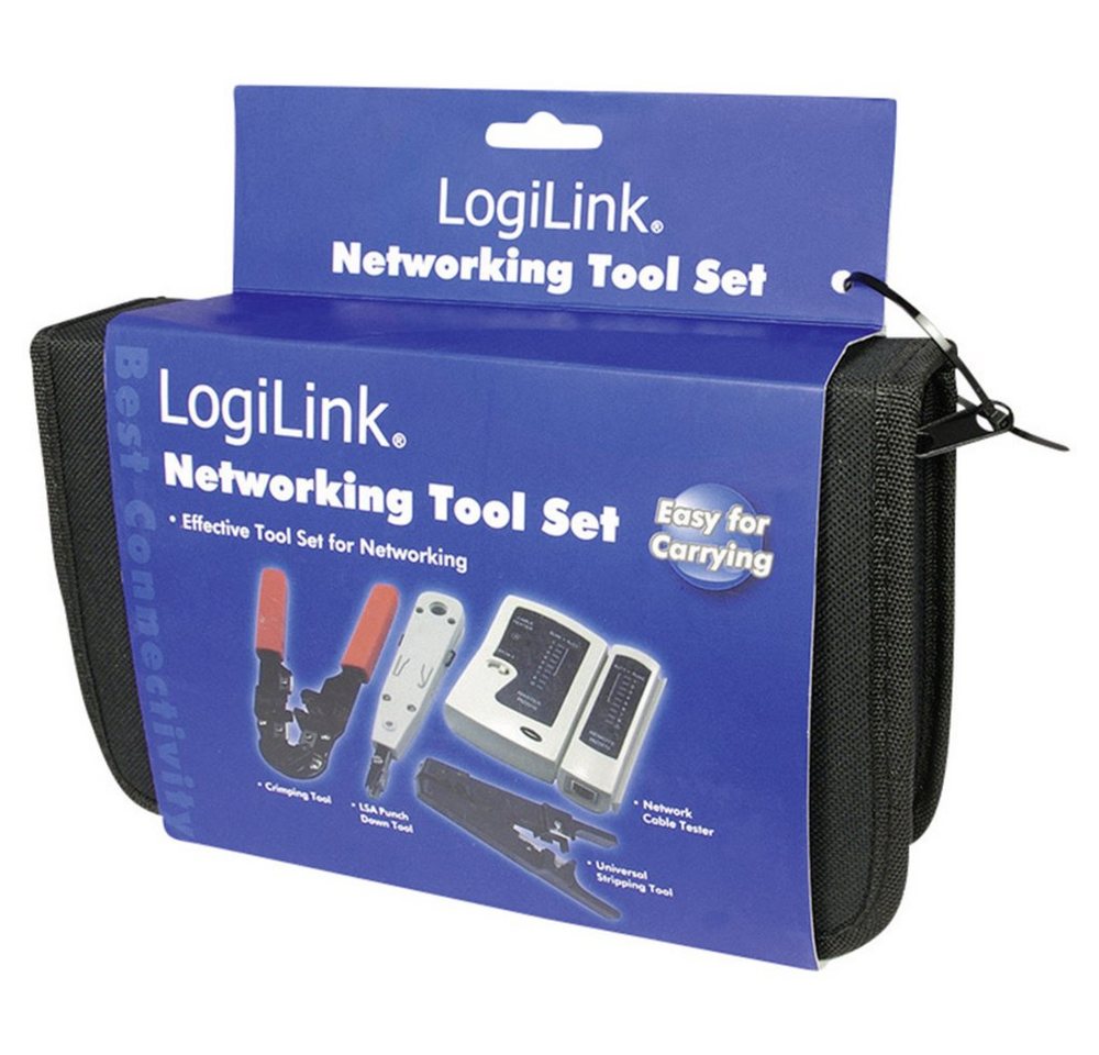 Thumbnail - LogiLink Crimpzange LogiLink WZ0012 Netzwerk Werkzeug-Set